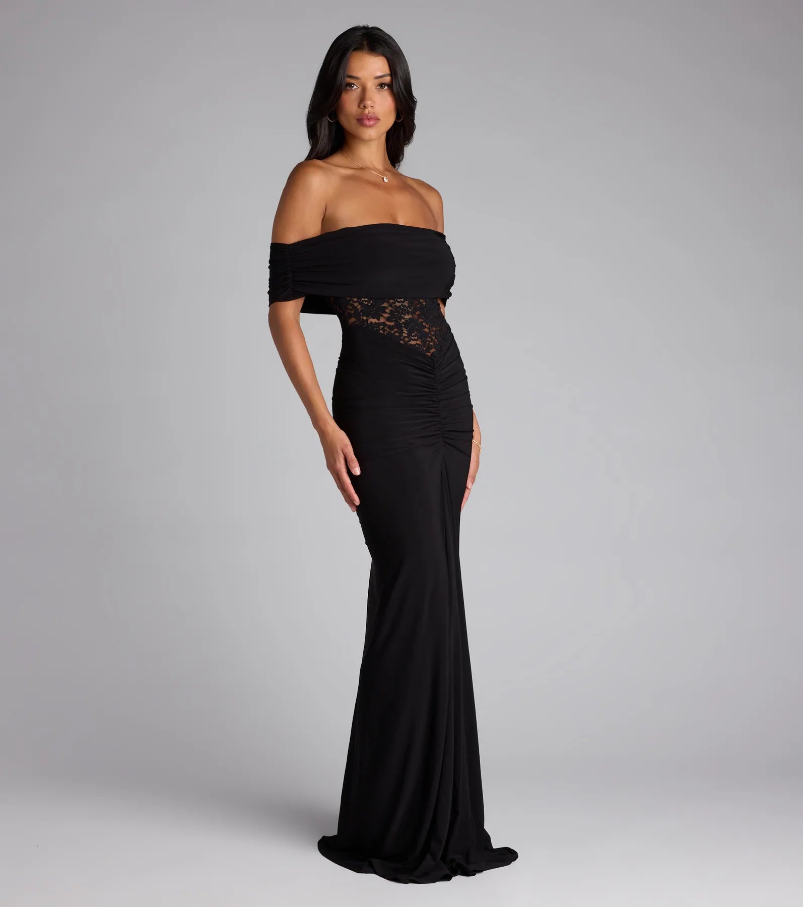 Lily Off-The-Shoulder Mermaid Formal Dress - Image 4