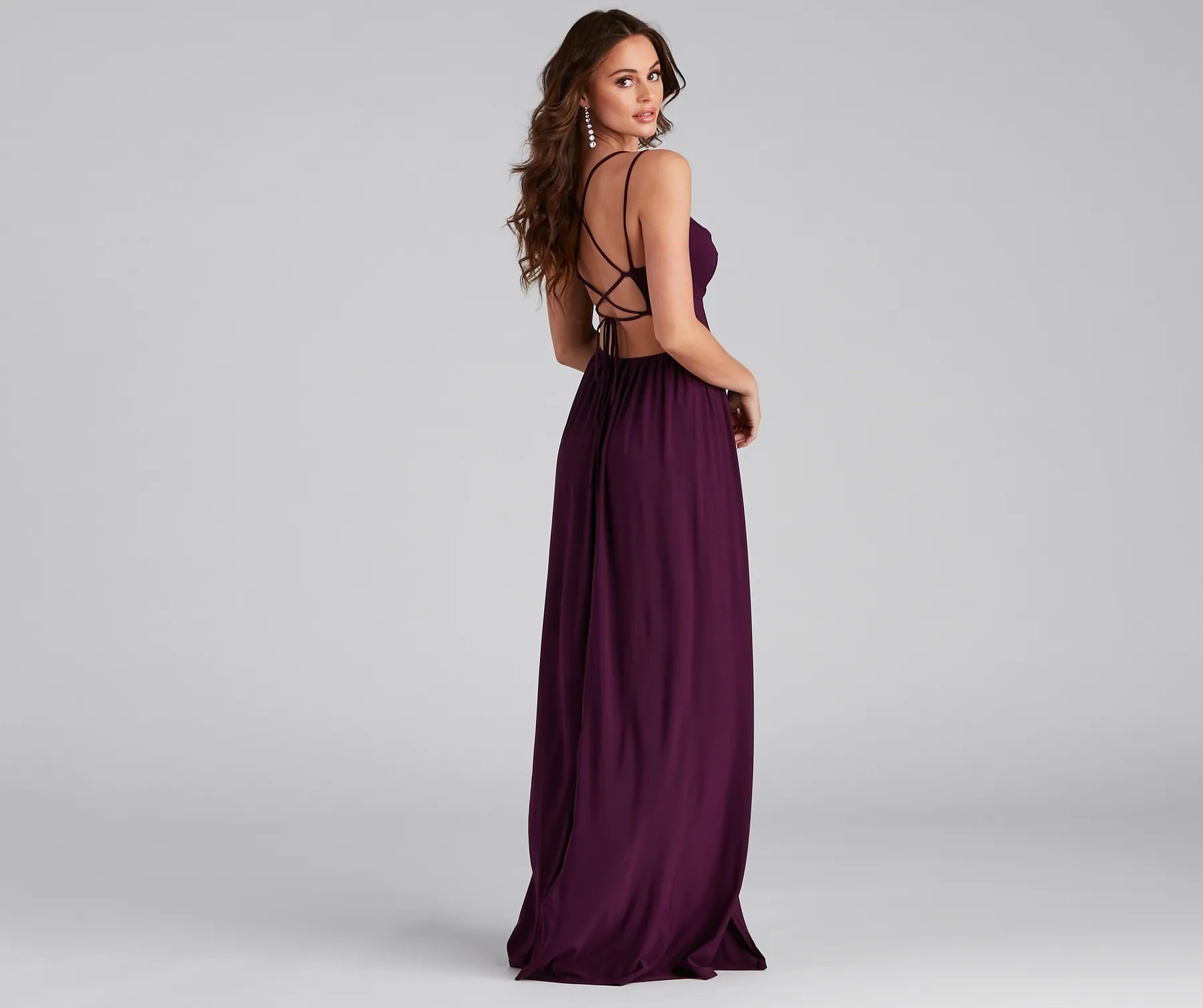 Fleur Formal Double High Slit Dress - Image 7