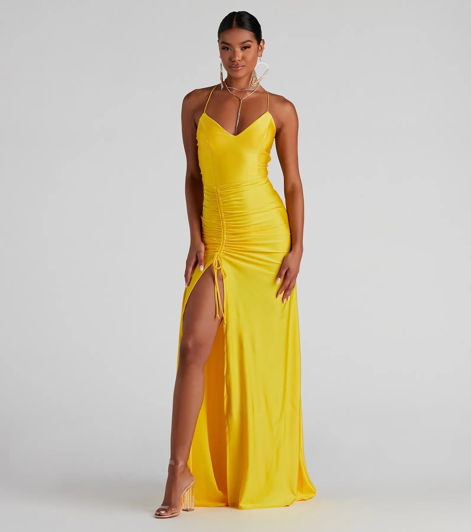 Whitney Formal High-Slit Mermaid Dress - Image 17