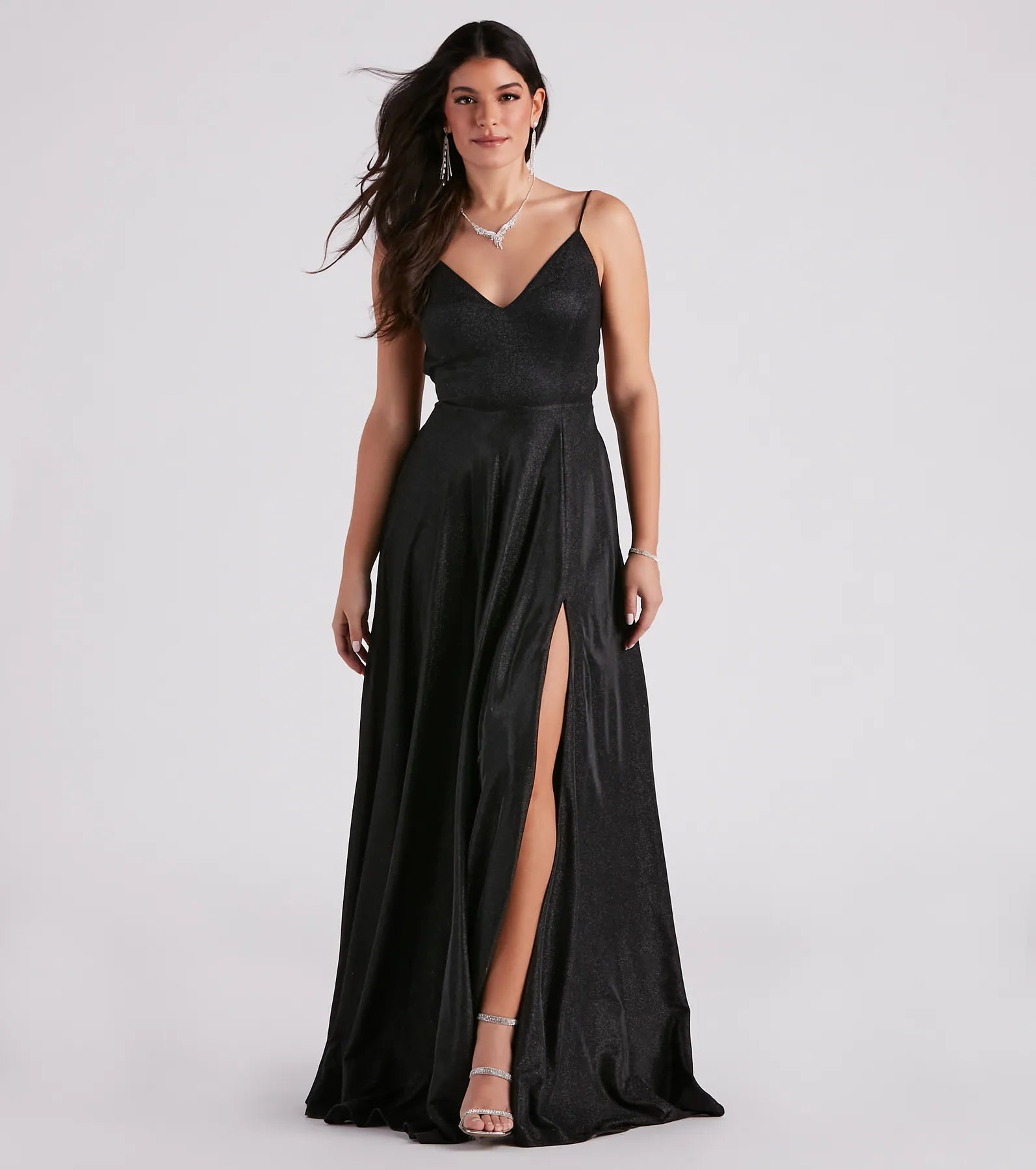 Sally Lattice Back A-Line Ball Gown - Image 5