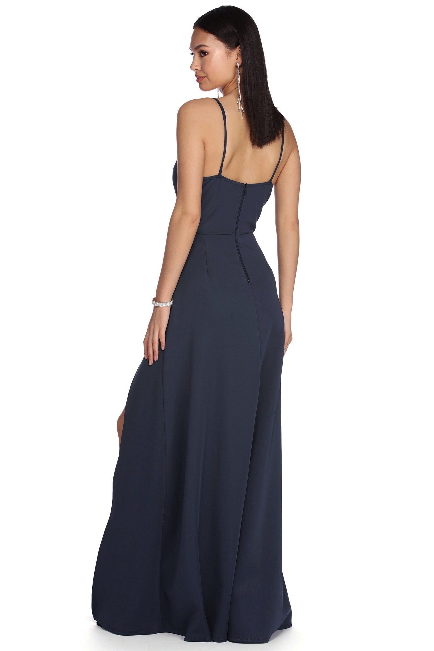 Avianna Formal High Slit Dress - Image 2