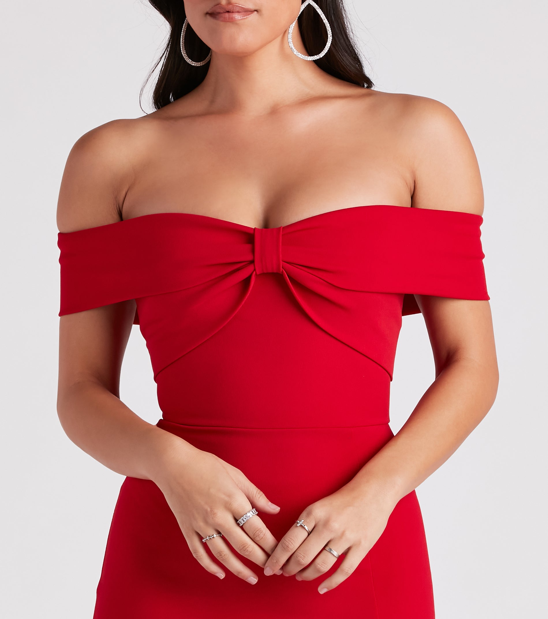 Emma Formal Bow Long Dress - Image 8