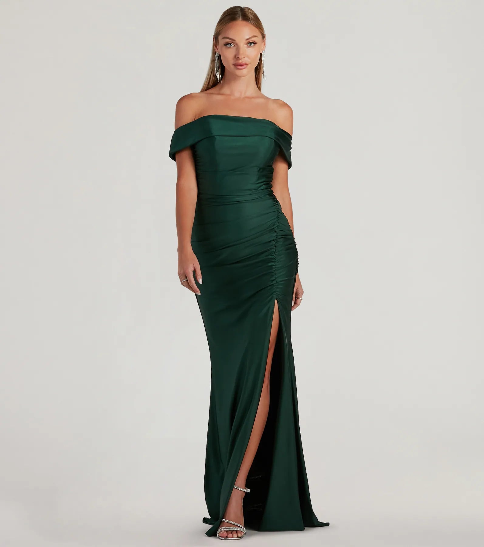 Alicia Off-The-Shoulder Mermaid Formal Dress - Image 5