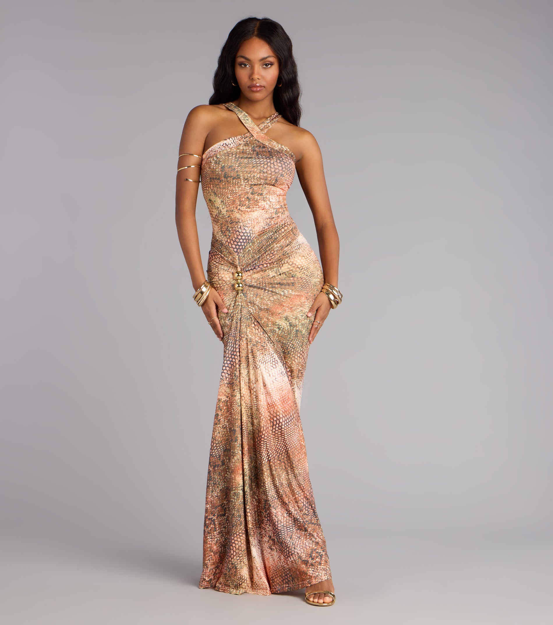 Poised to Strike Maxi Dress - Image 4