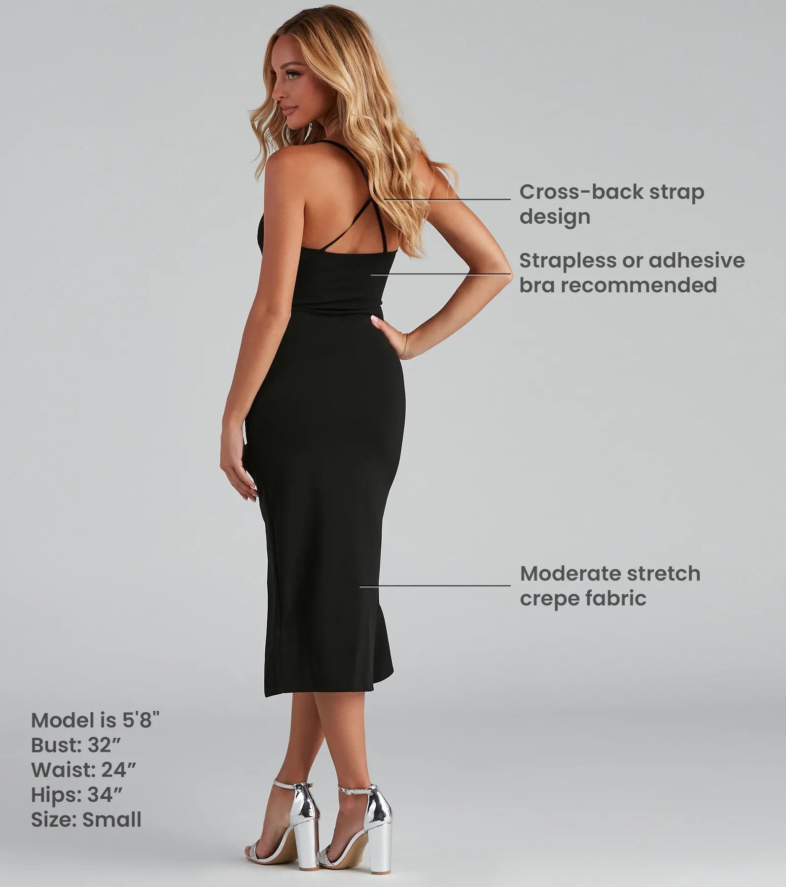 Add Some Flair Ruffle Detail Midi Dress - Image 5