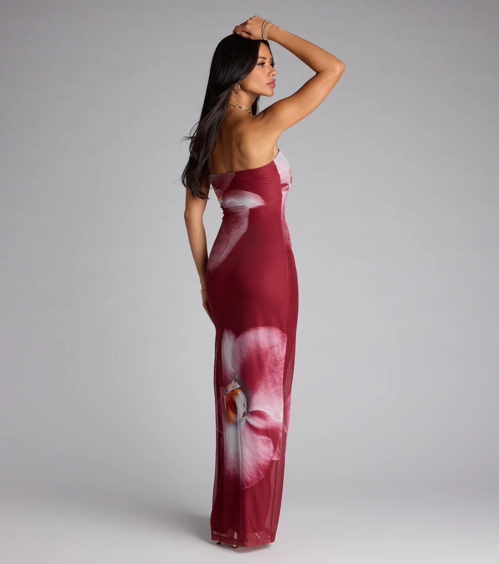All Eyes On The Floral Maxi Dress - Image 2