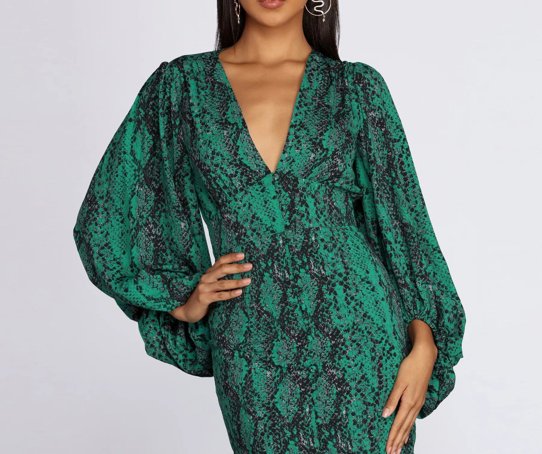 A Casual Slay Long Sleeve Mini Dress - Image 2
