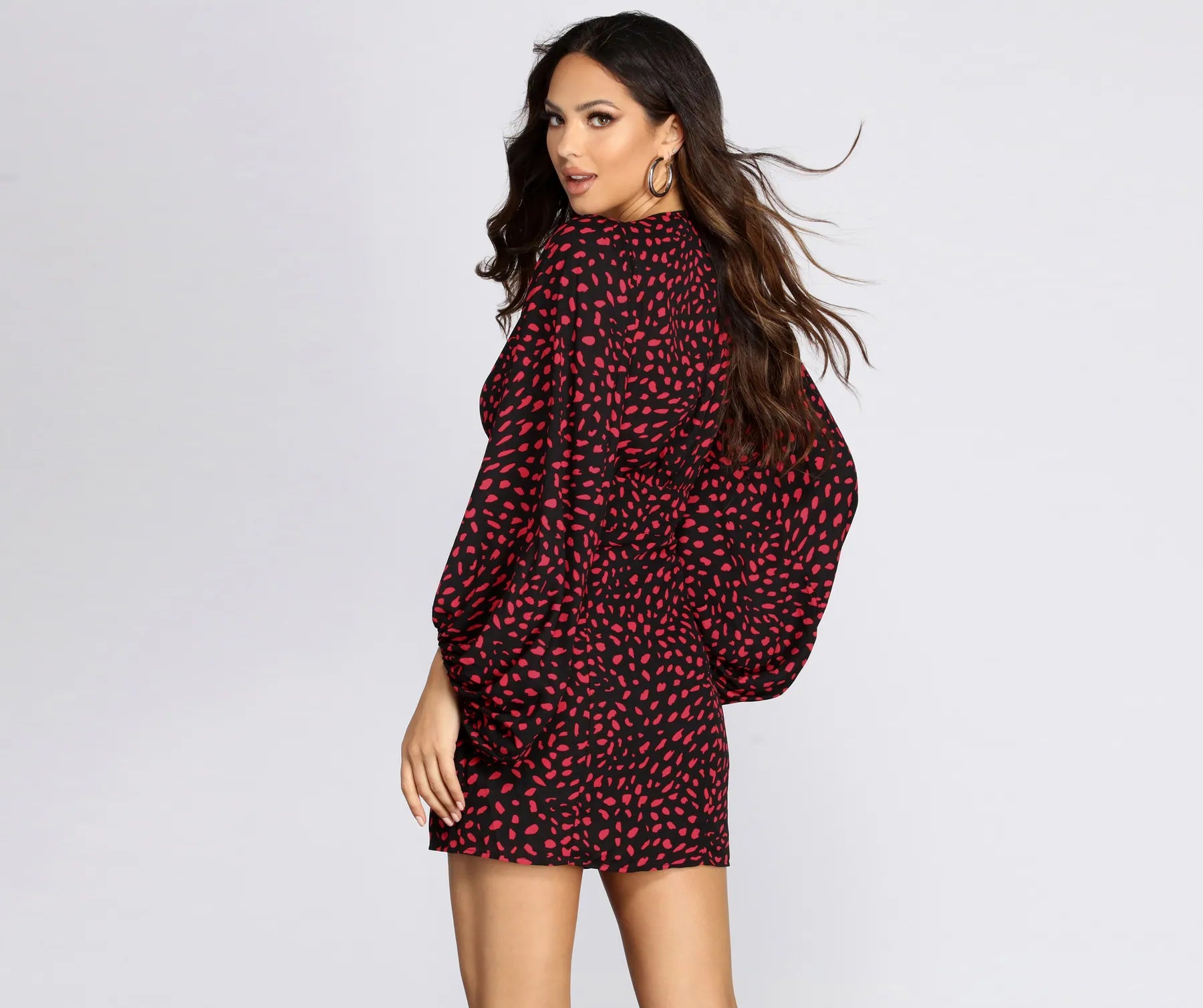 A Casual Slay Long Sleeve Mini Dress - Image 6