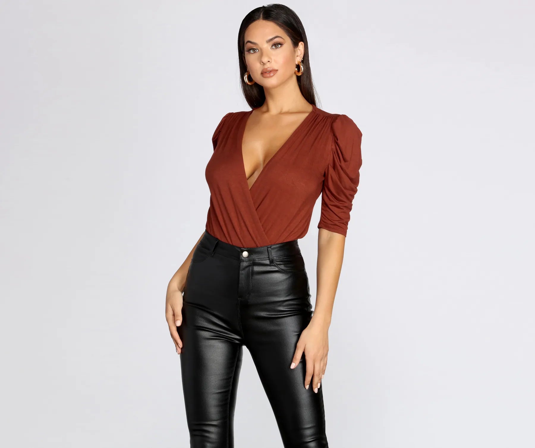 Power Puff Sleeve Bodysuit - Image 21