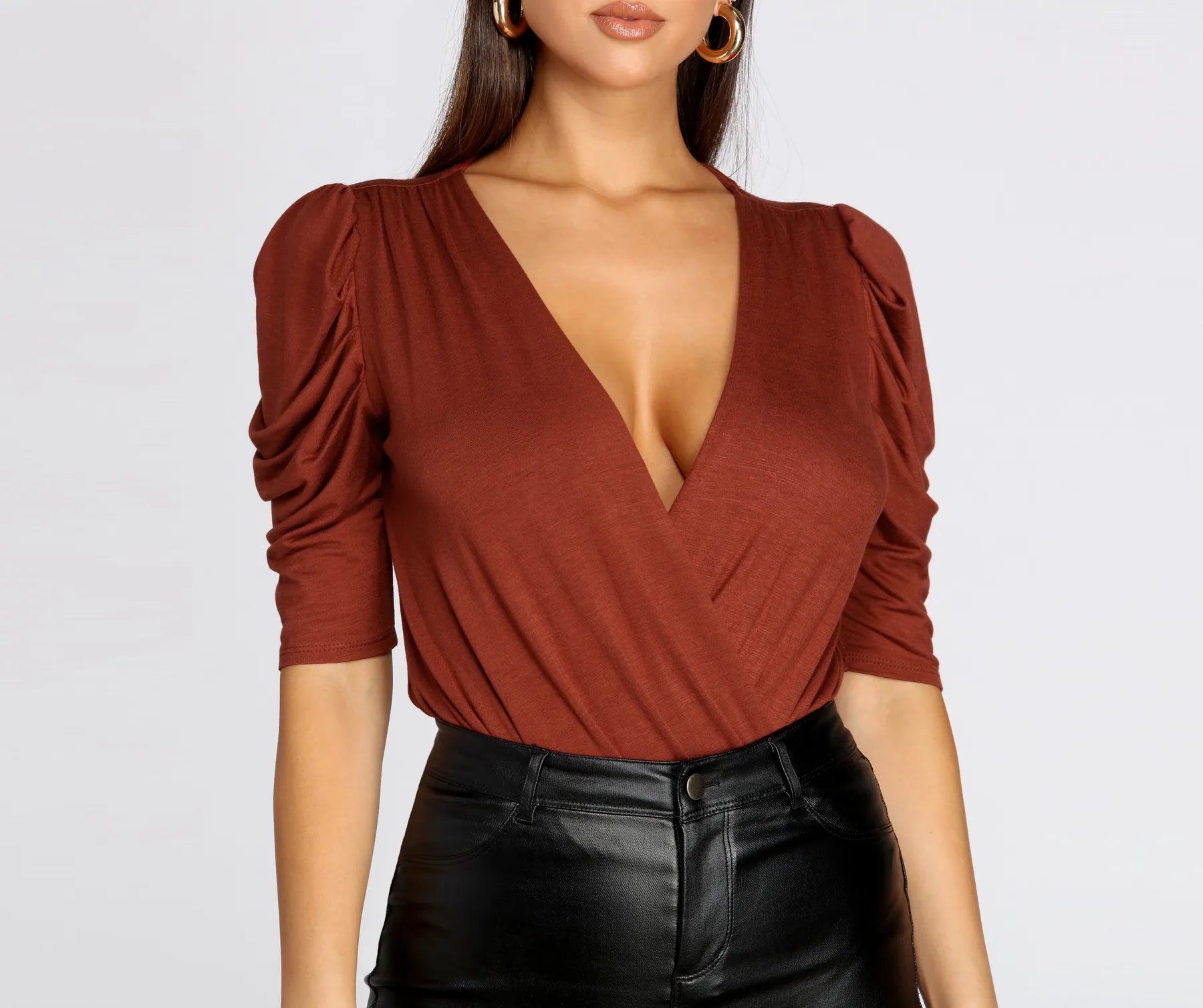Power Puff Sleeve Bodysuit - Image 24