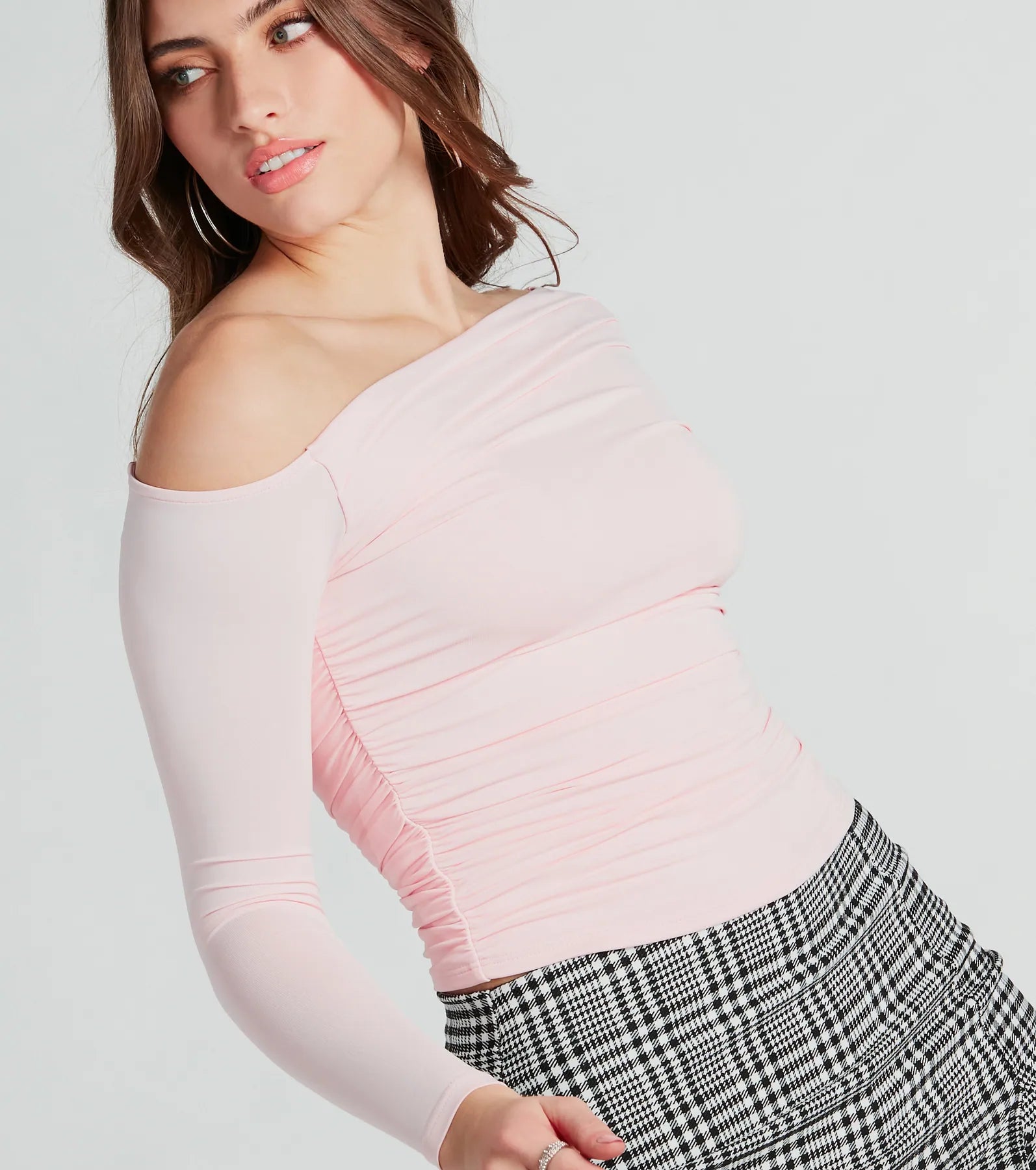 Looking Flawless Smooth Off-The-Shoulder Top - Image 23