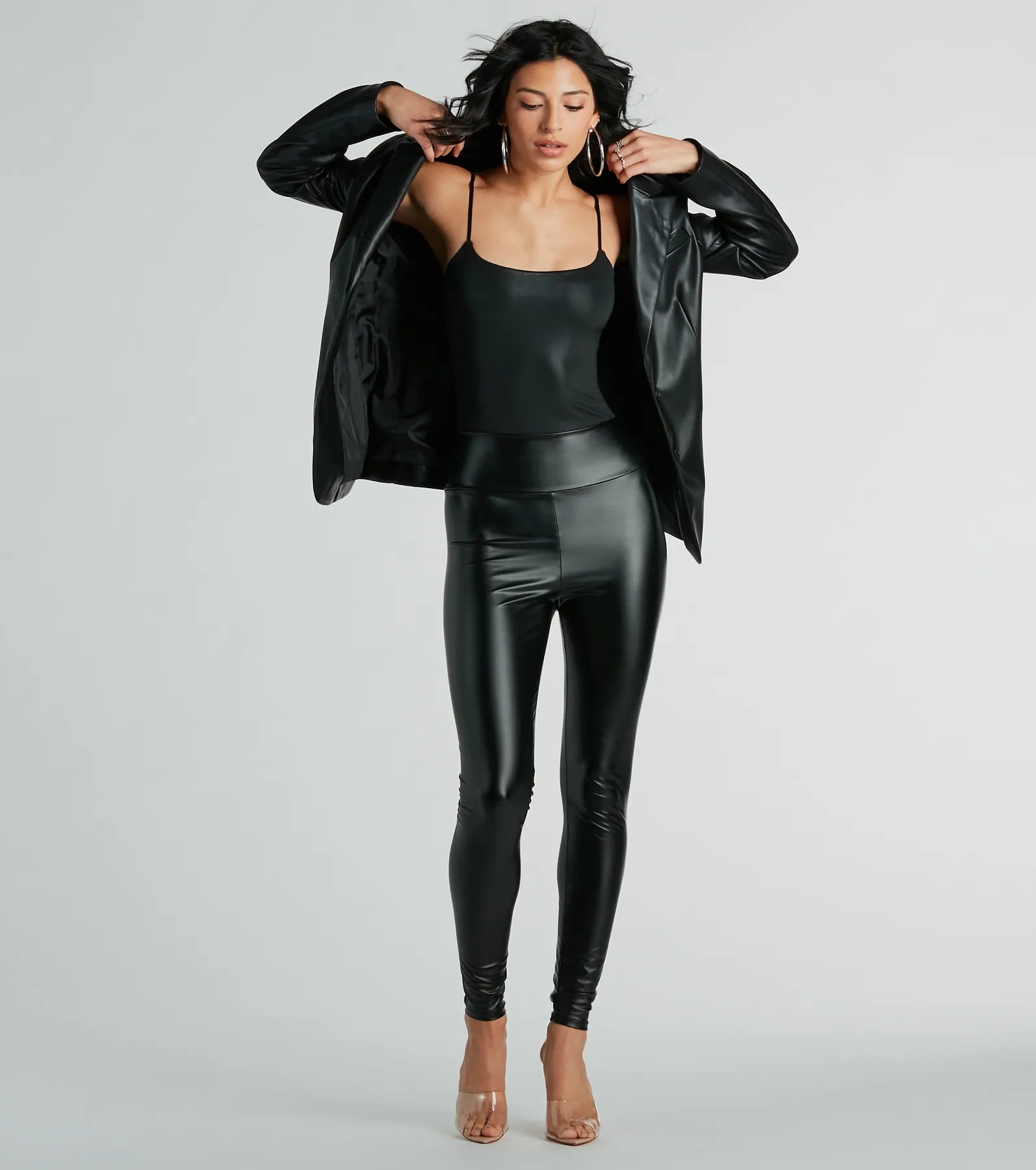 Divine Basic Sleeveless Square Neck Bodysuit - Image 3