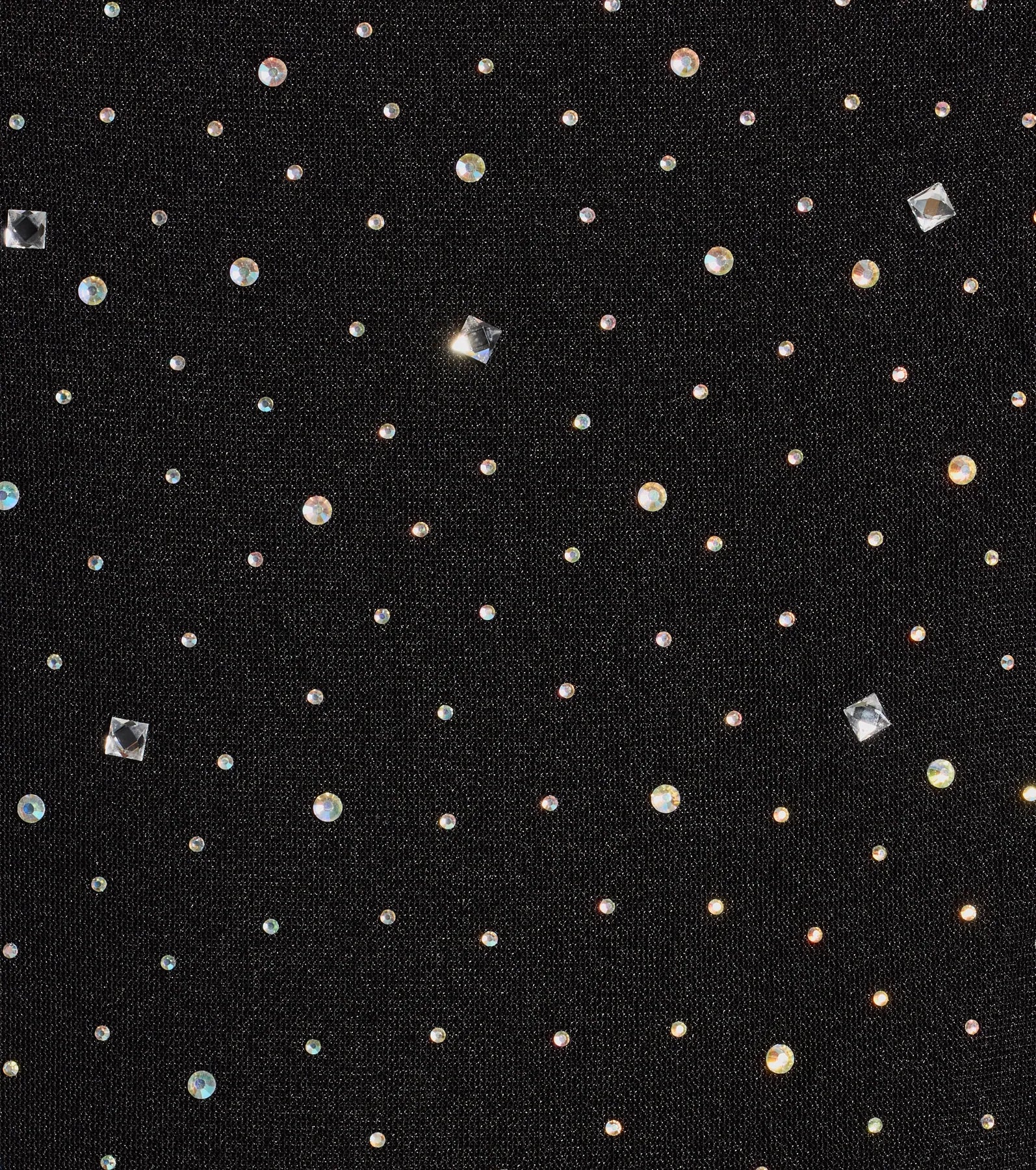 Sparkly Glitz Rhinestone Halter Crop Top - Image 4