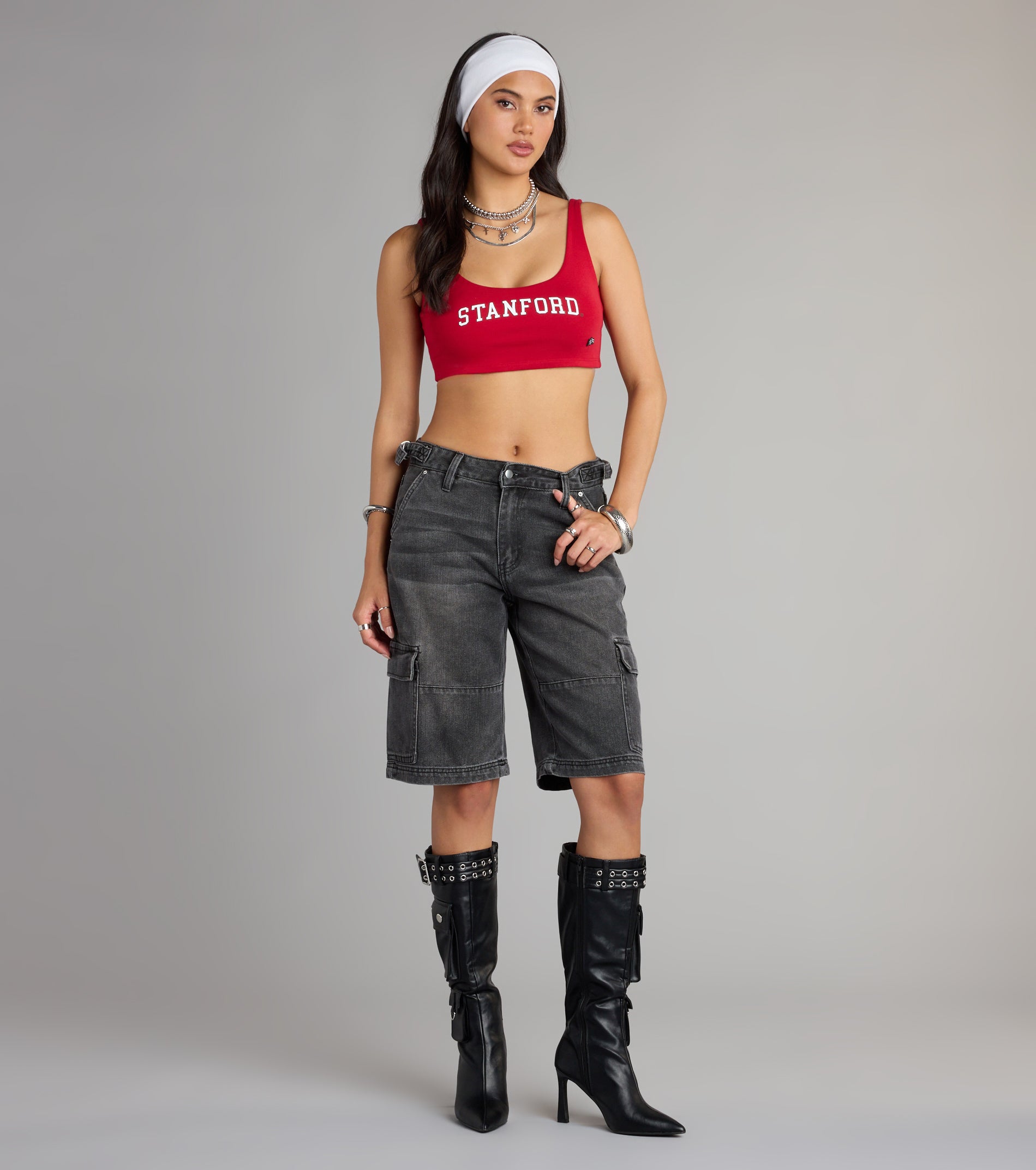 Ace The Fit Stanford® Cropped Tank Top - Image 3