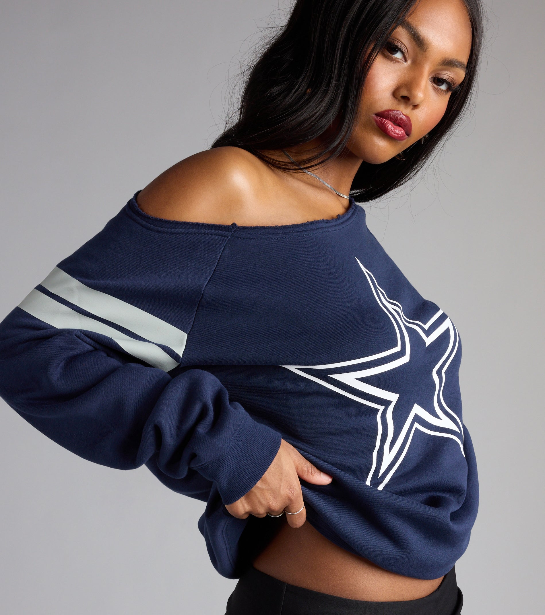 Ultra Game NFL Dallas Cowboys Pull-Over Top - Image 4
