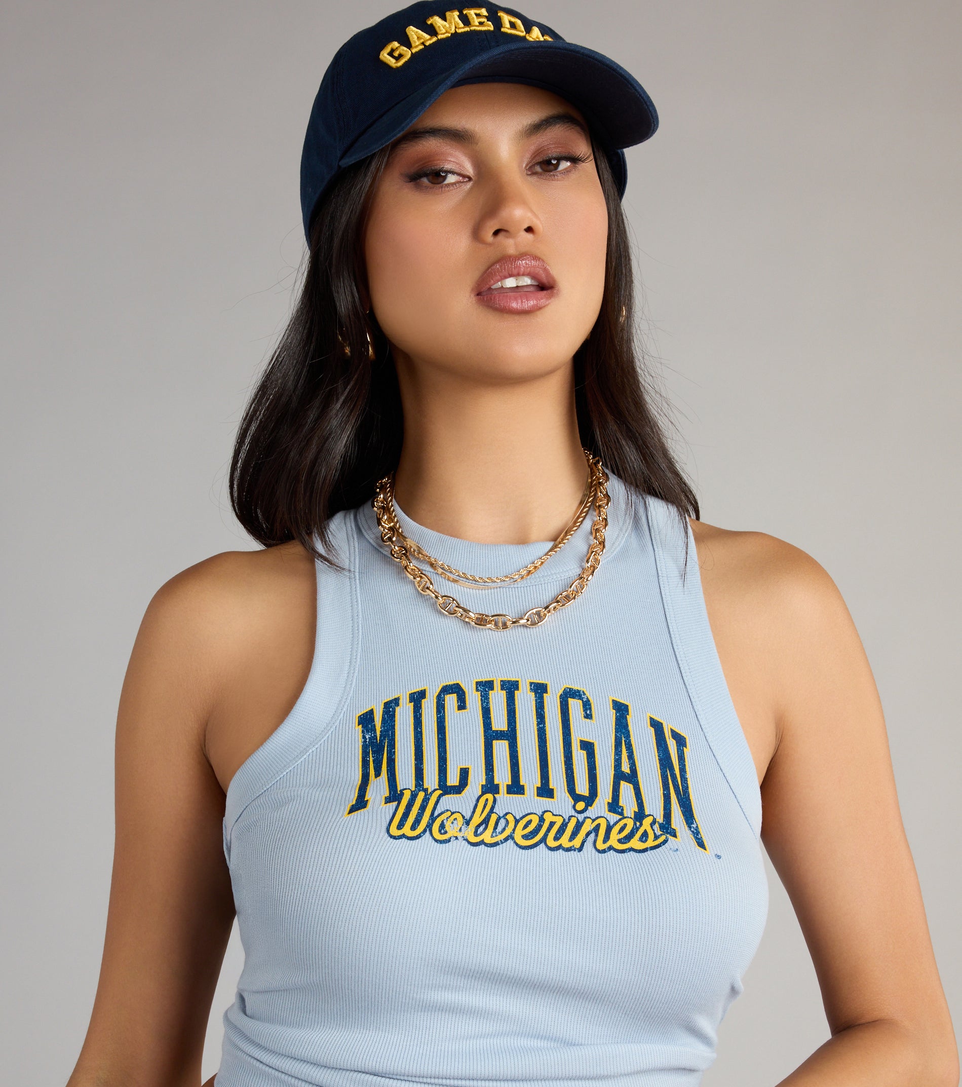 Michigan Wolverines™ Winner Ribbed Tank Top - Image 4