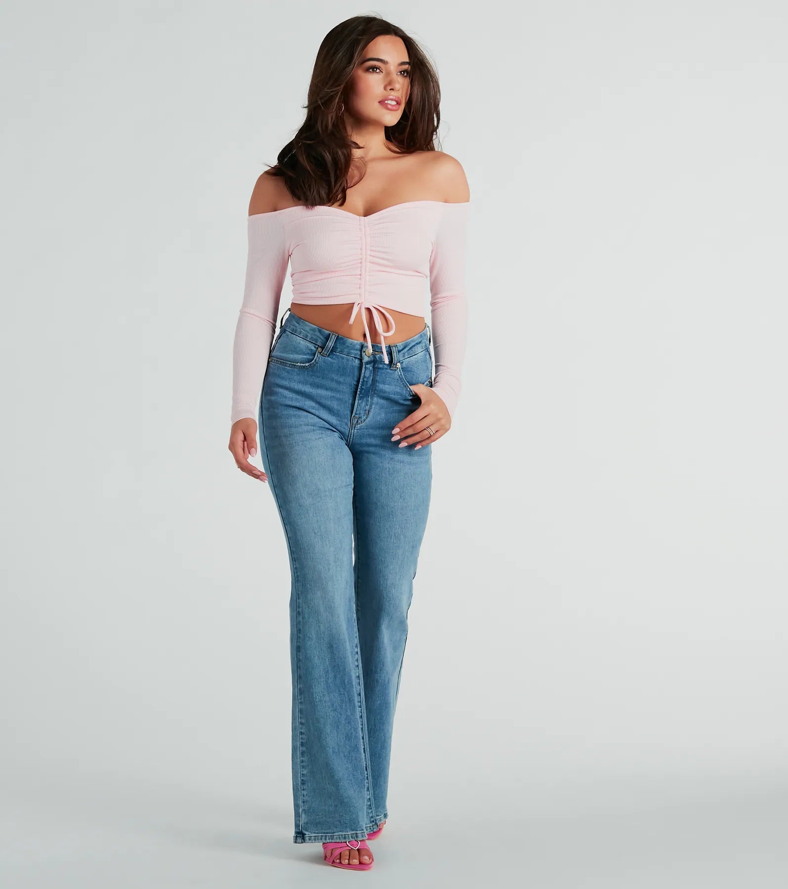 Nothing Sweeter Off-The-Shoulder Crop Top - Image 7