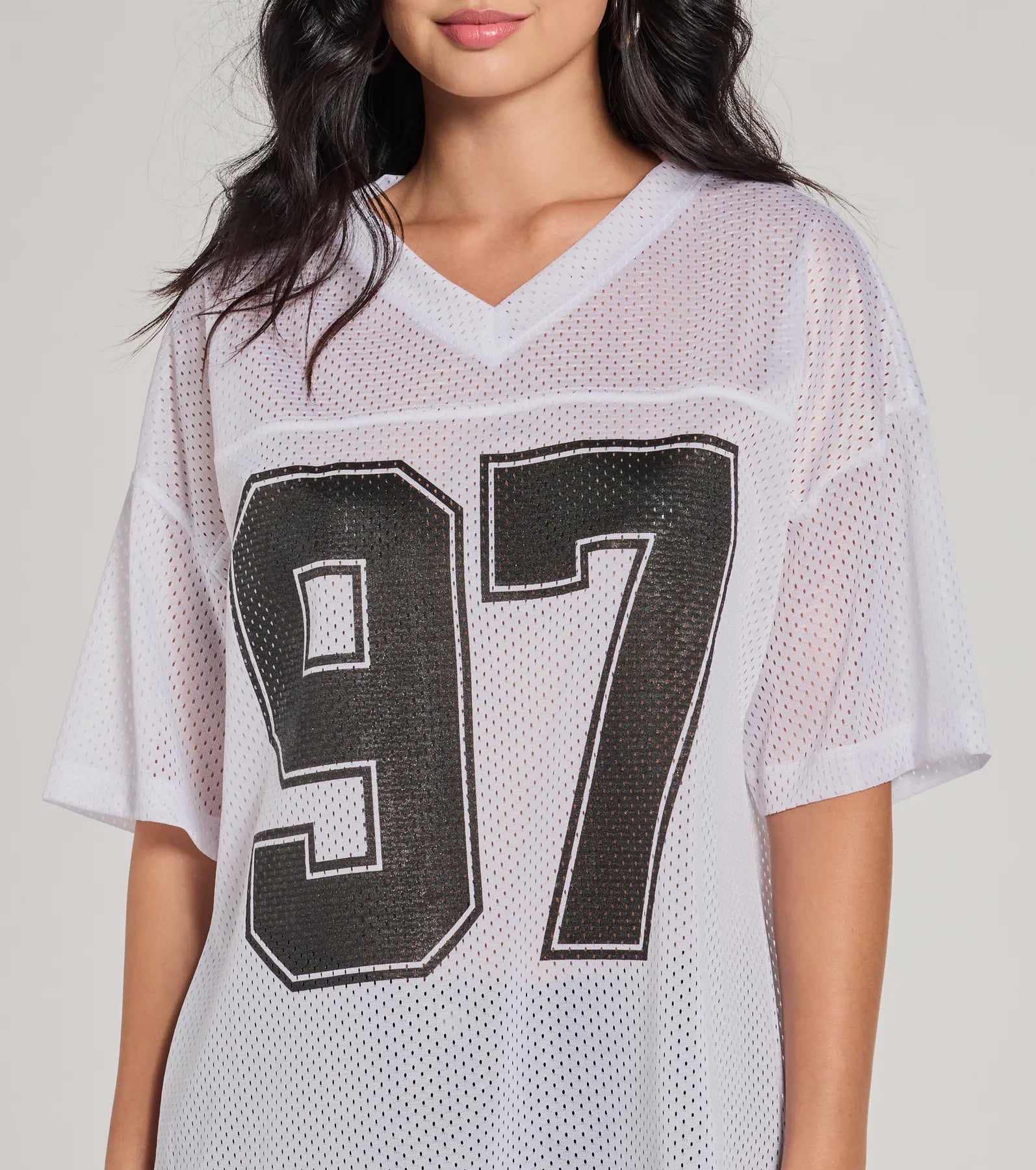 Sporty Babe 97 Oversized Jersey Tee - Image 4