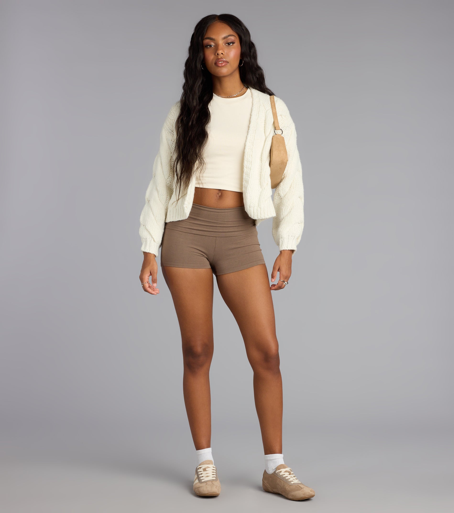 Cozy Up Cable Knit Cardigan - Image 3