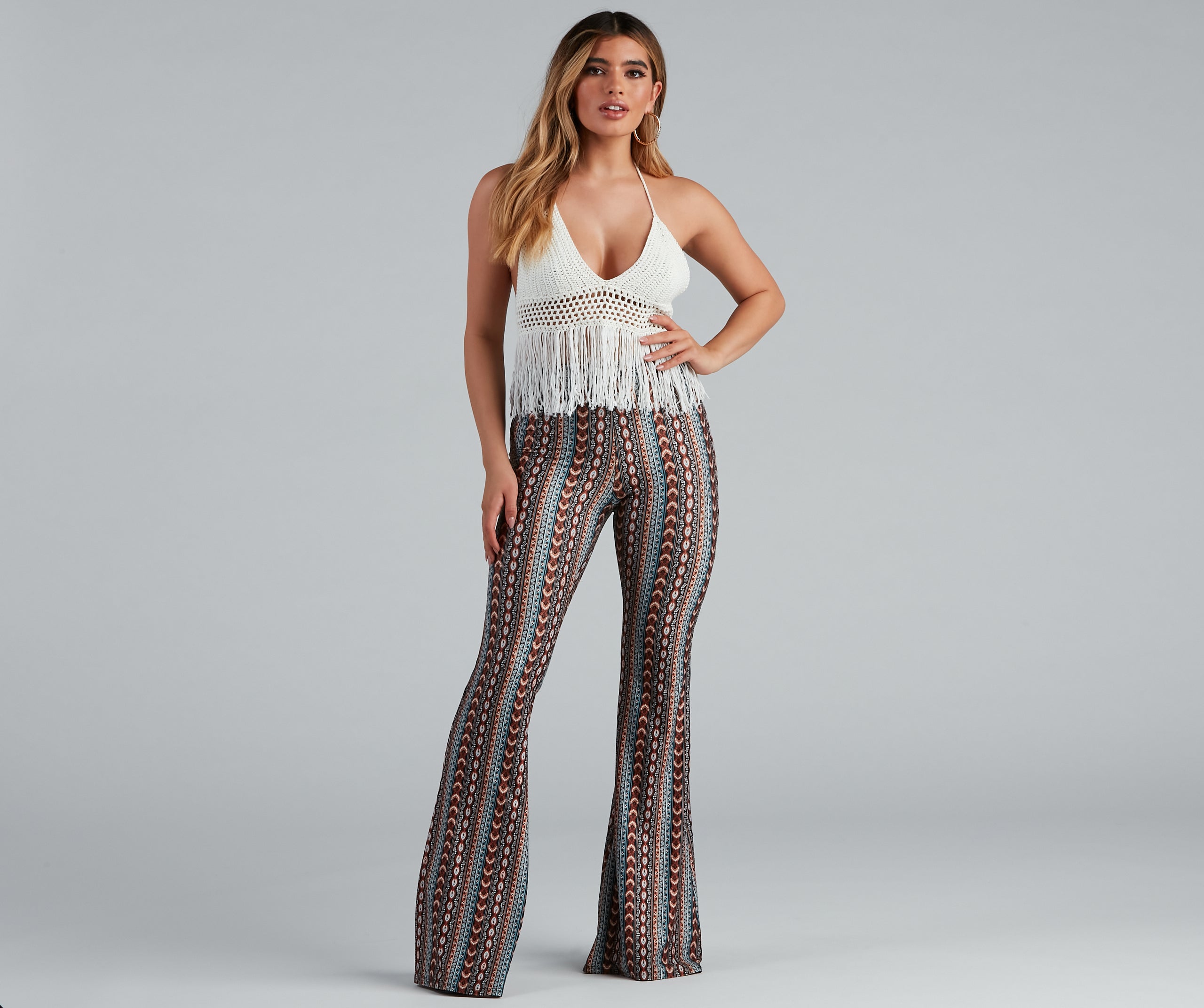 Wild At Heart Crochet Halter Top - Image 3