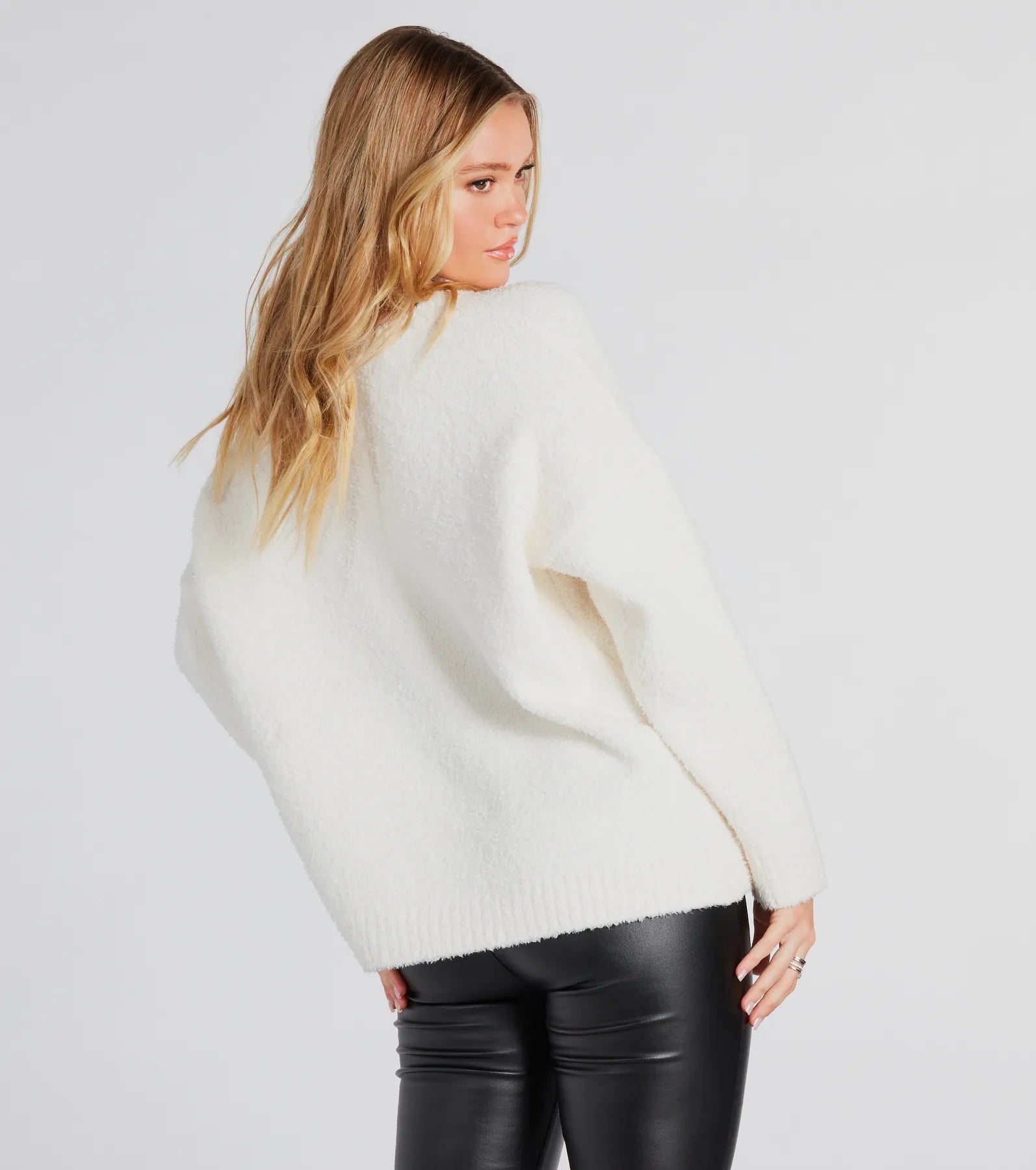 Sweet Chills Chenille Crew Neck Sweater - Image 10