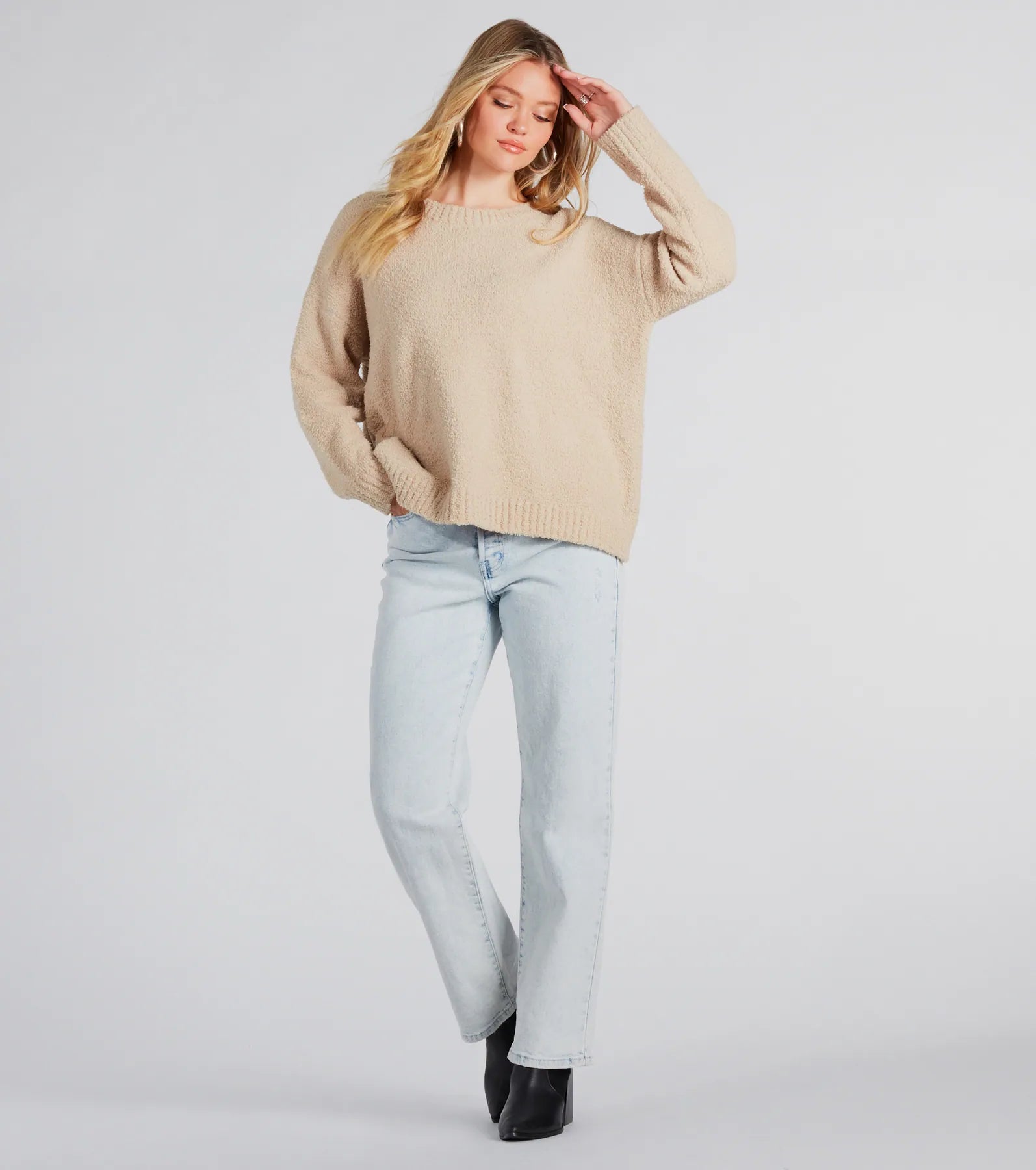 Sweet Chills Chenille Crew Neck Sweater - Image 8