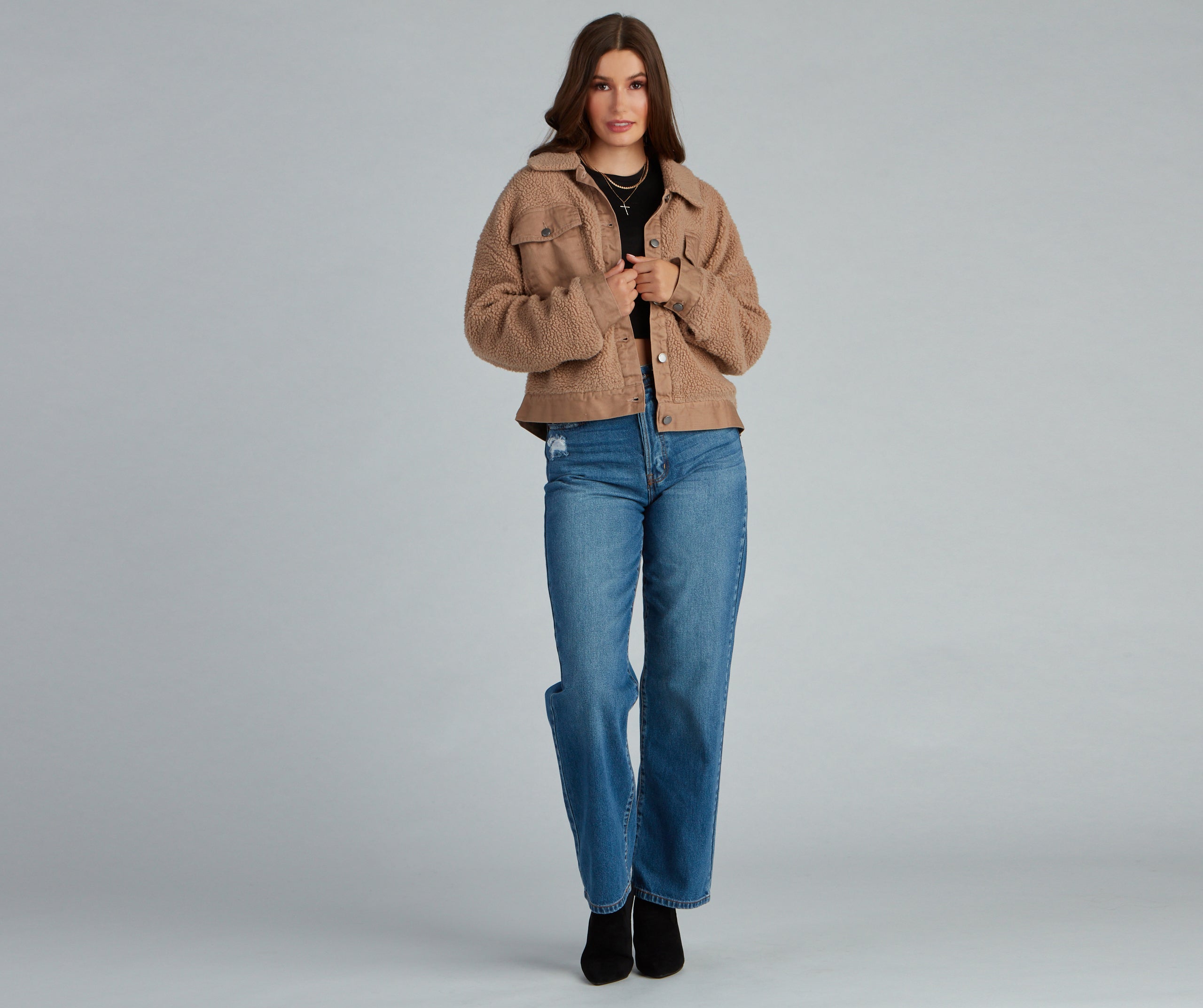 Cuddle Up Sherpa Knit Jacket - Image 3