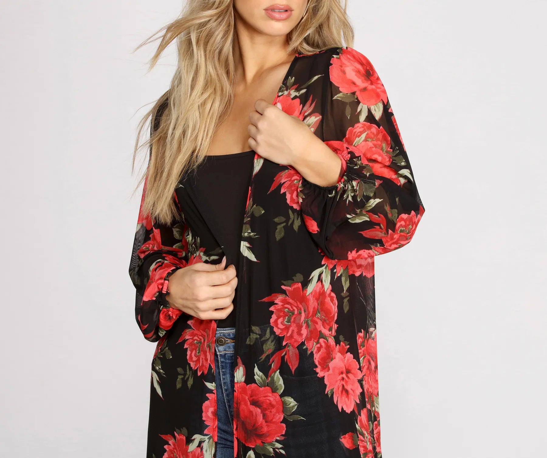 Blooming With Beauty Floral Duster - Image 3