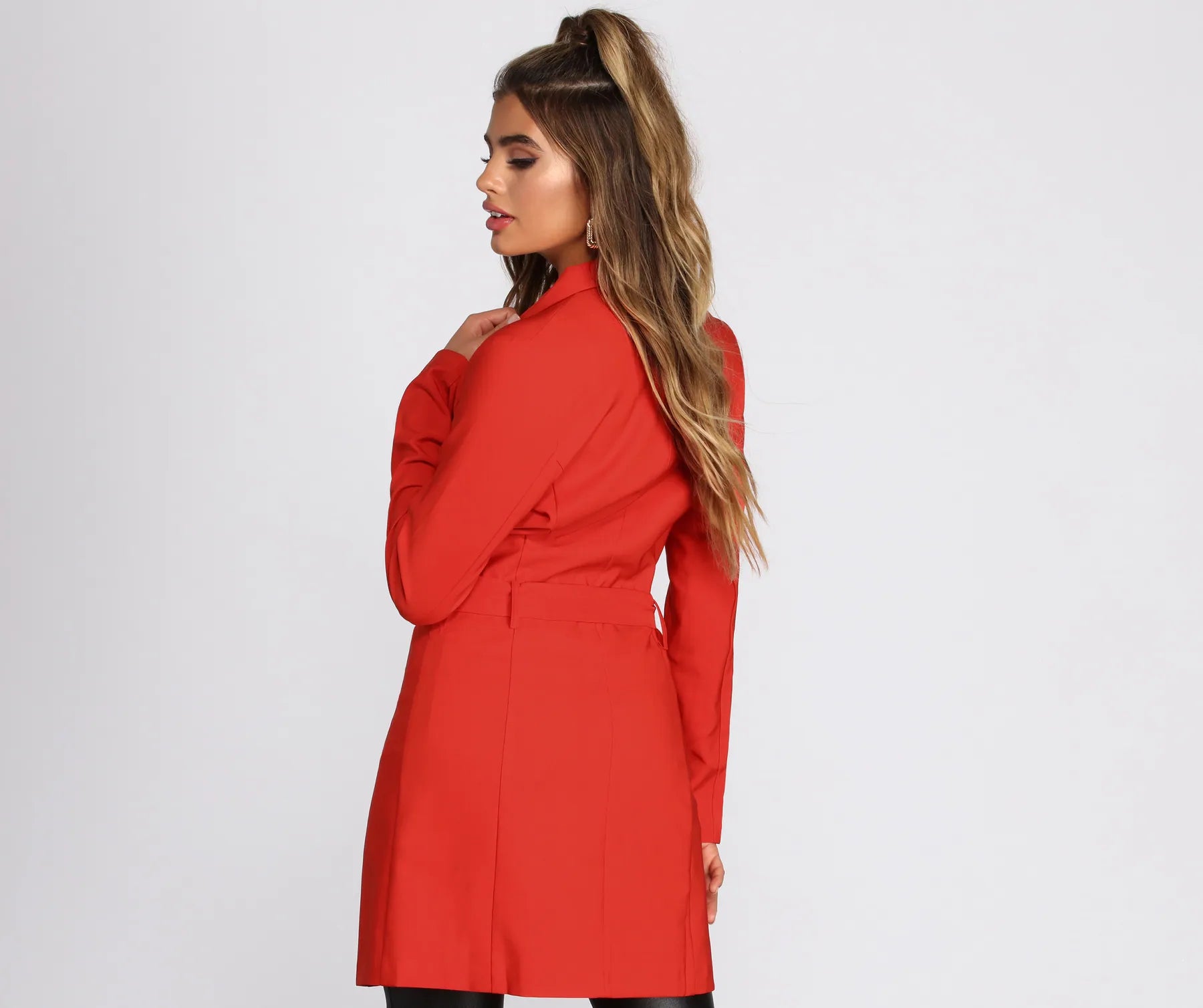 Bold Boss Babe Trench Coat - Image 2