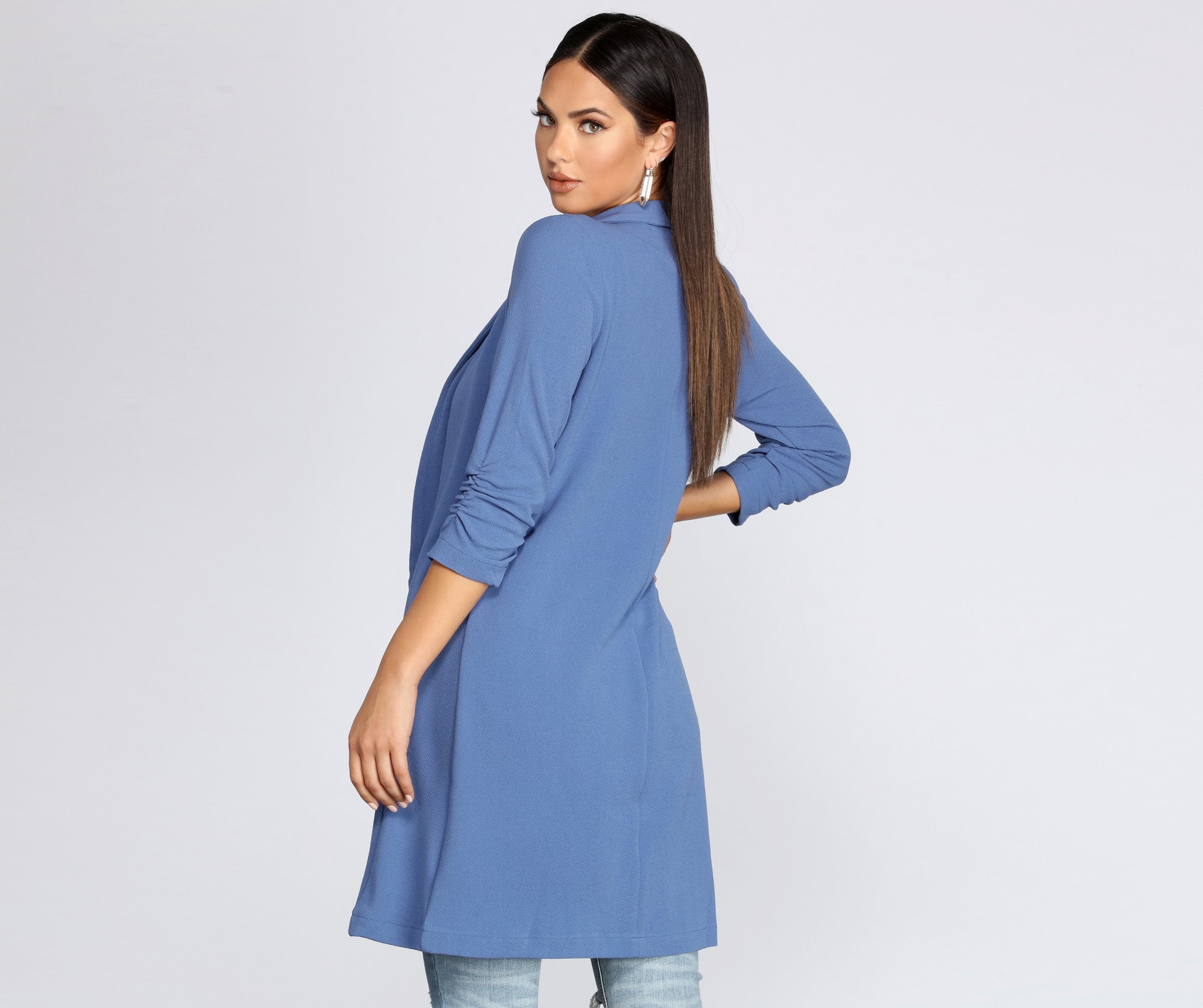 Boss Babe Crepe Longline Blazer - Image 25