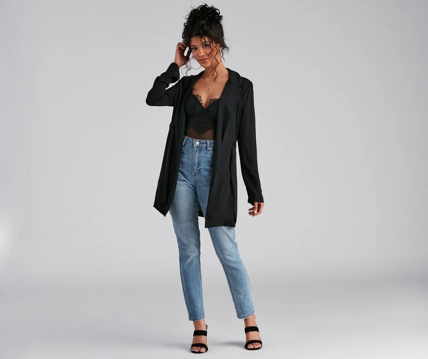 Simply Elevated Tie-Front Trench - Image 4