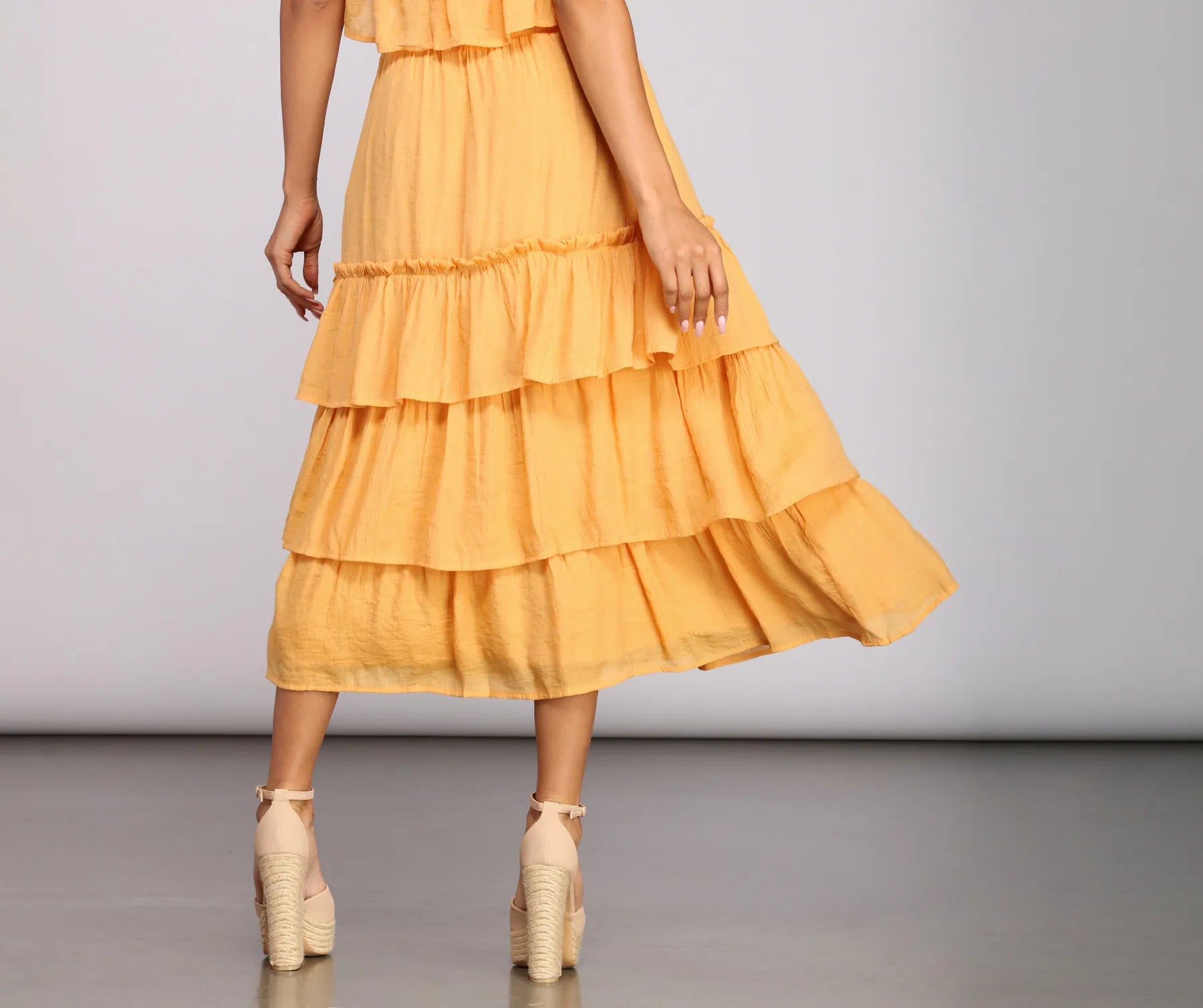 Boho Flow Tiered Maxi Skirt - Image 7