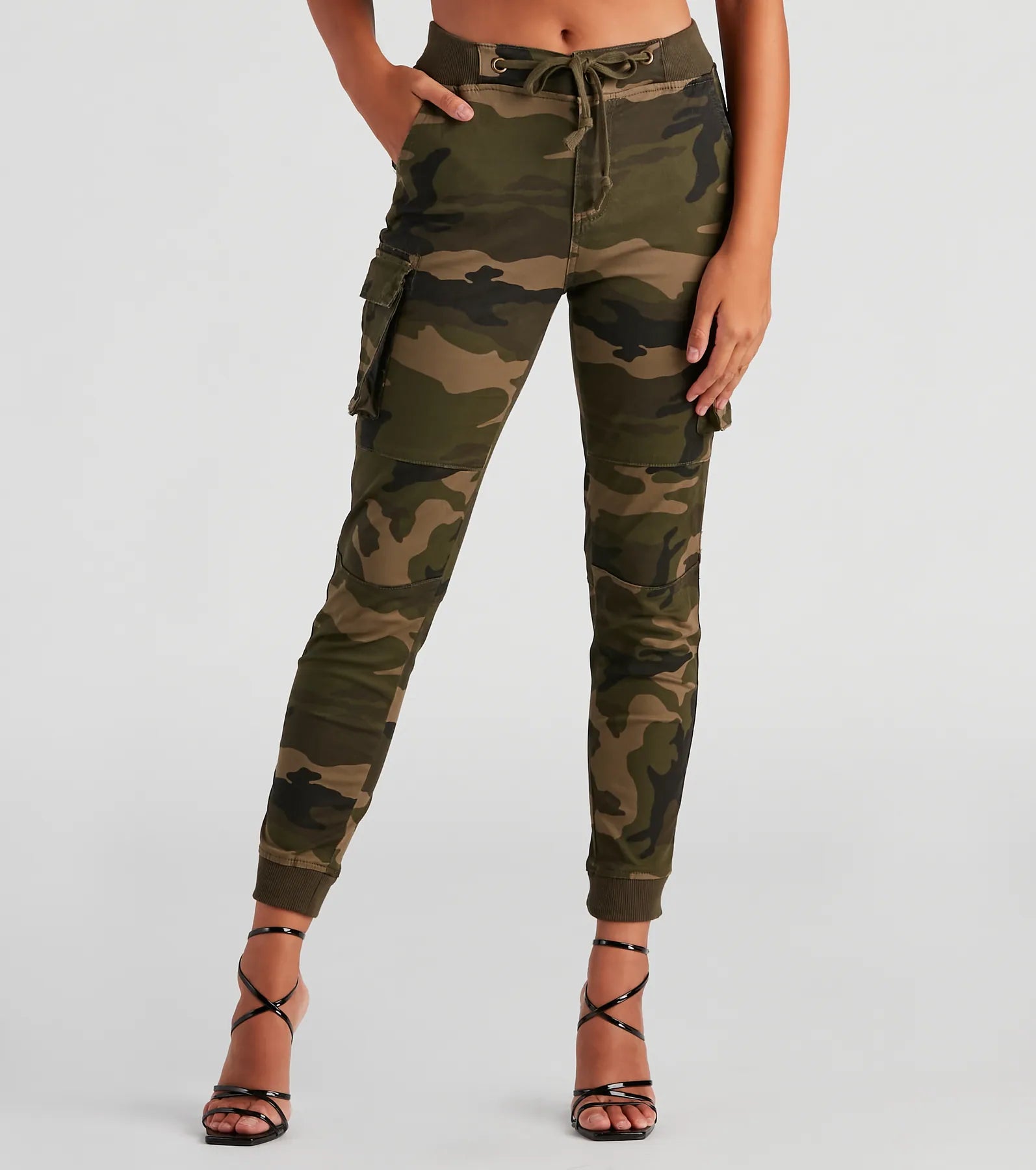 Boss Moves Camouflage Cargo Joggers - Image 2