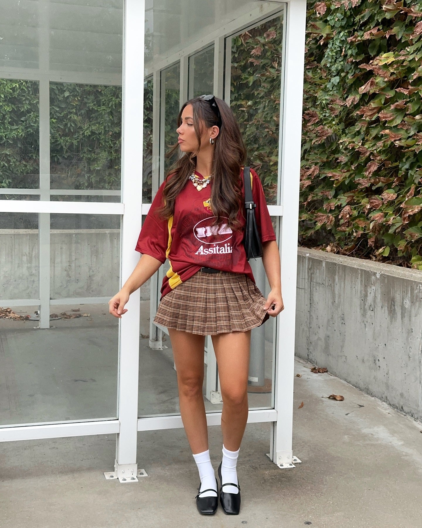 Pick Of The Season Belted Plaid Mini Skirt - Image 5
