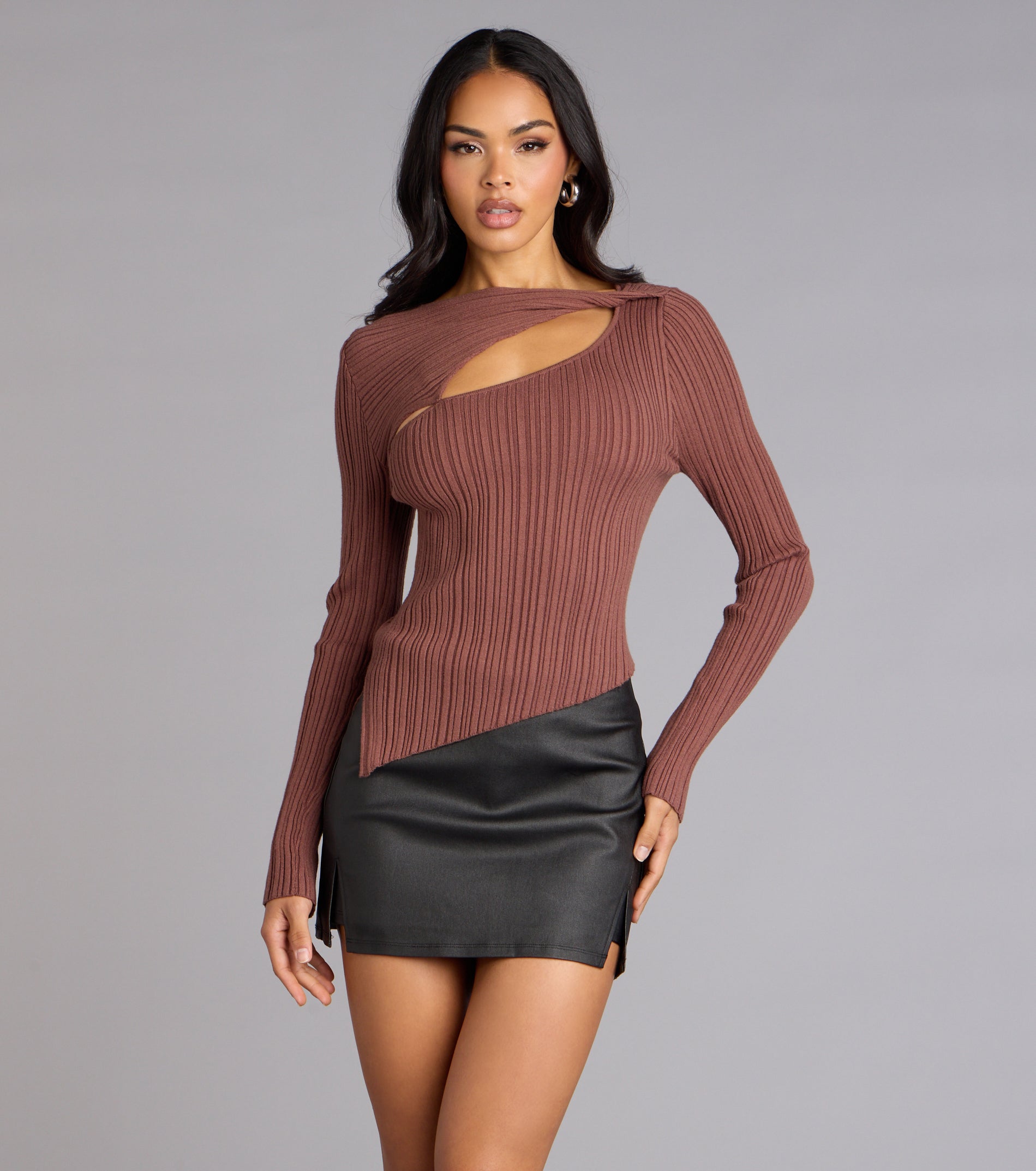Polished Moves Faux Leather Skort - Image 4