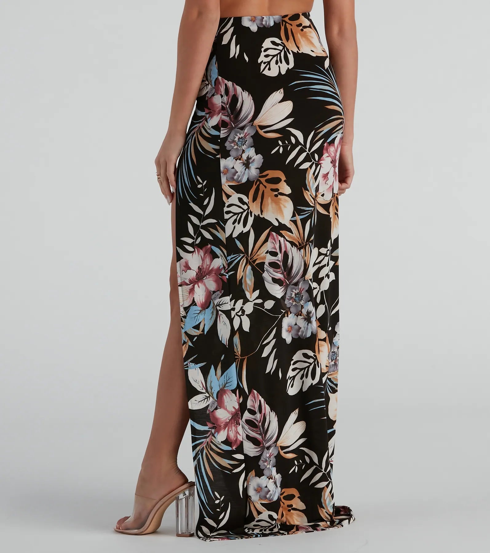 Ticket To Paradise Slit Maxi Skirt - Image 3