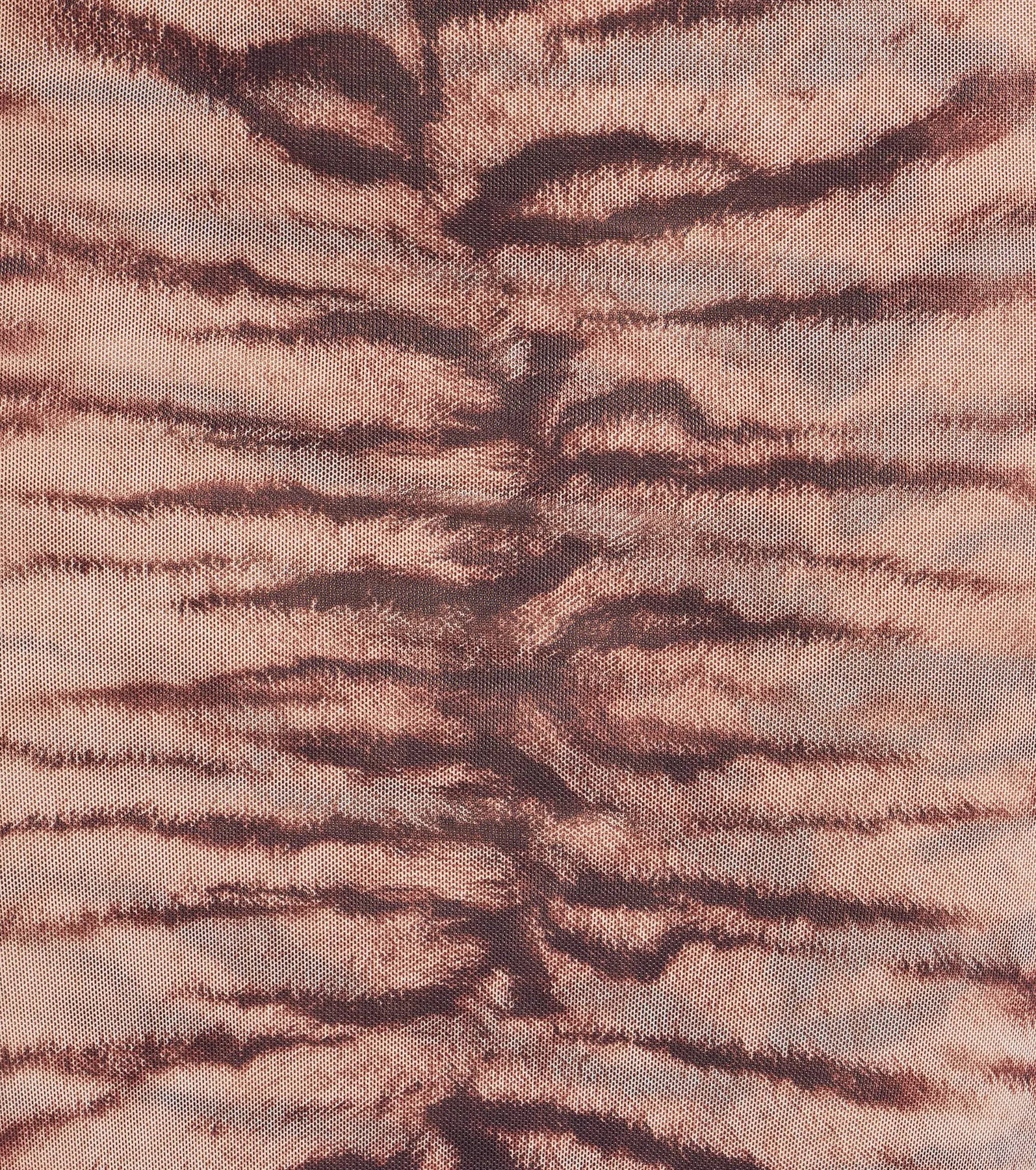 Strut It Out Abstract Zebra Maxi Skirt - Image 3