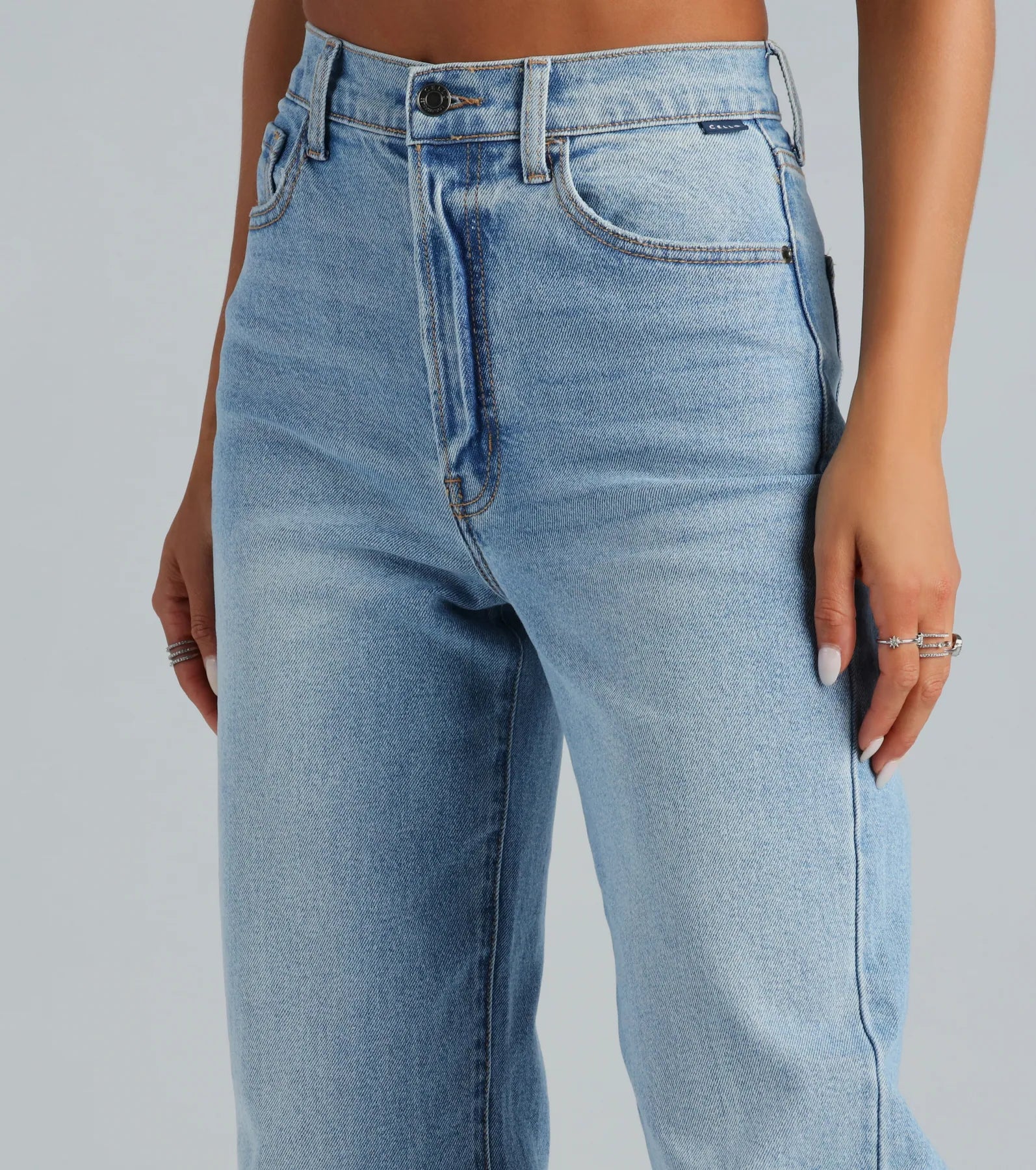 Classic High-Rise Straight-Leg Boyfriend Jeans - Image 4