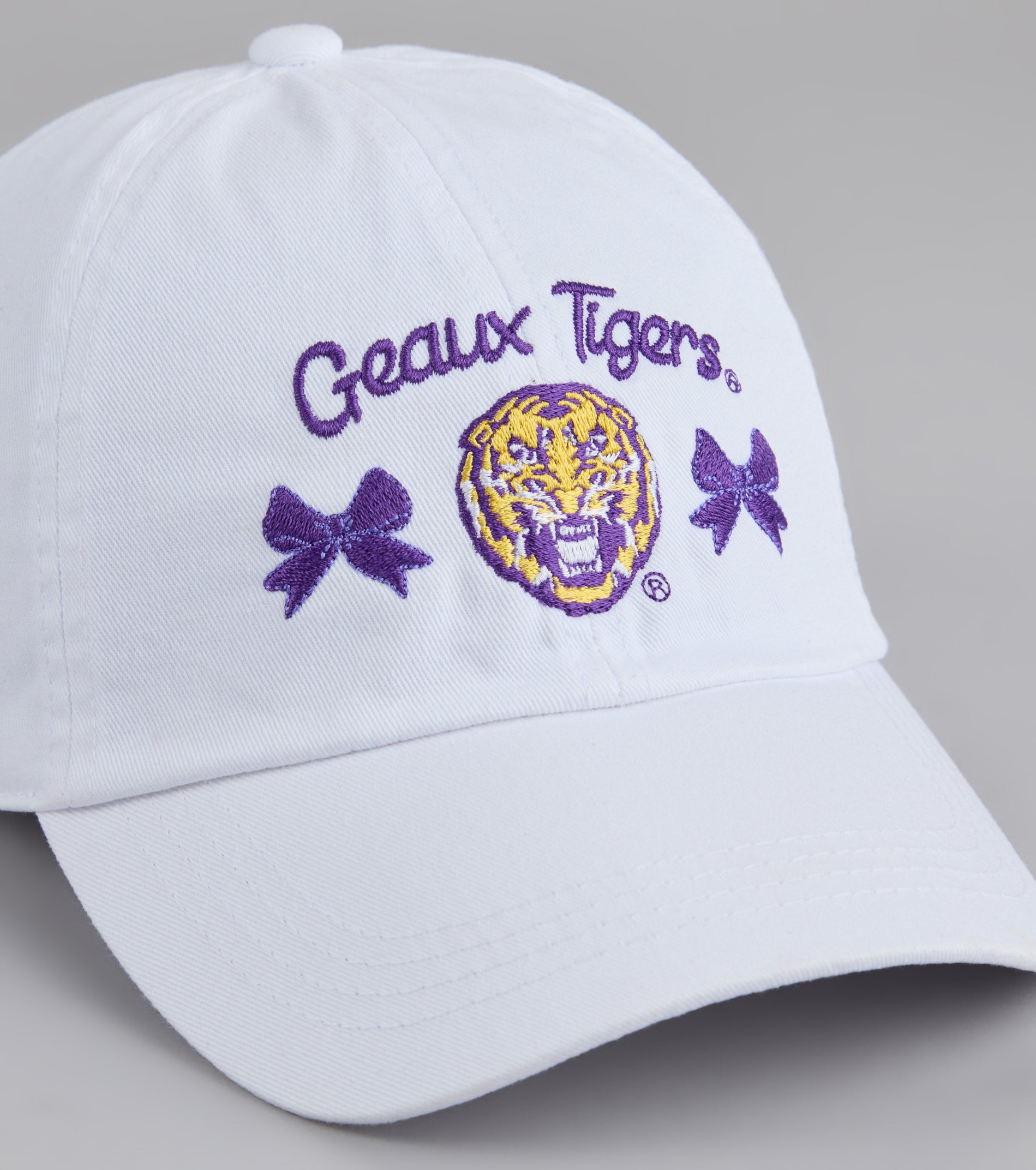 Tiger. Bows. And Touchdowns LSU® Baseball Cap - Image 3