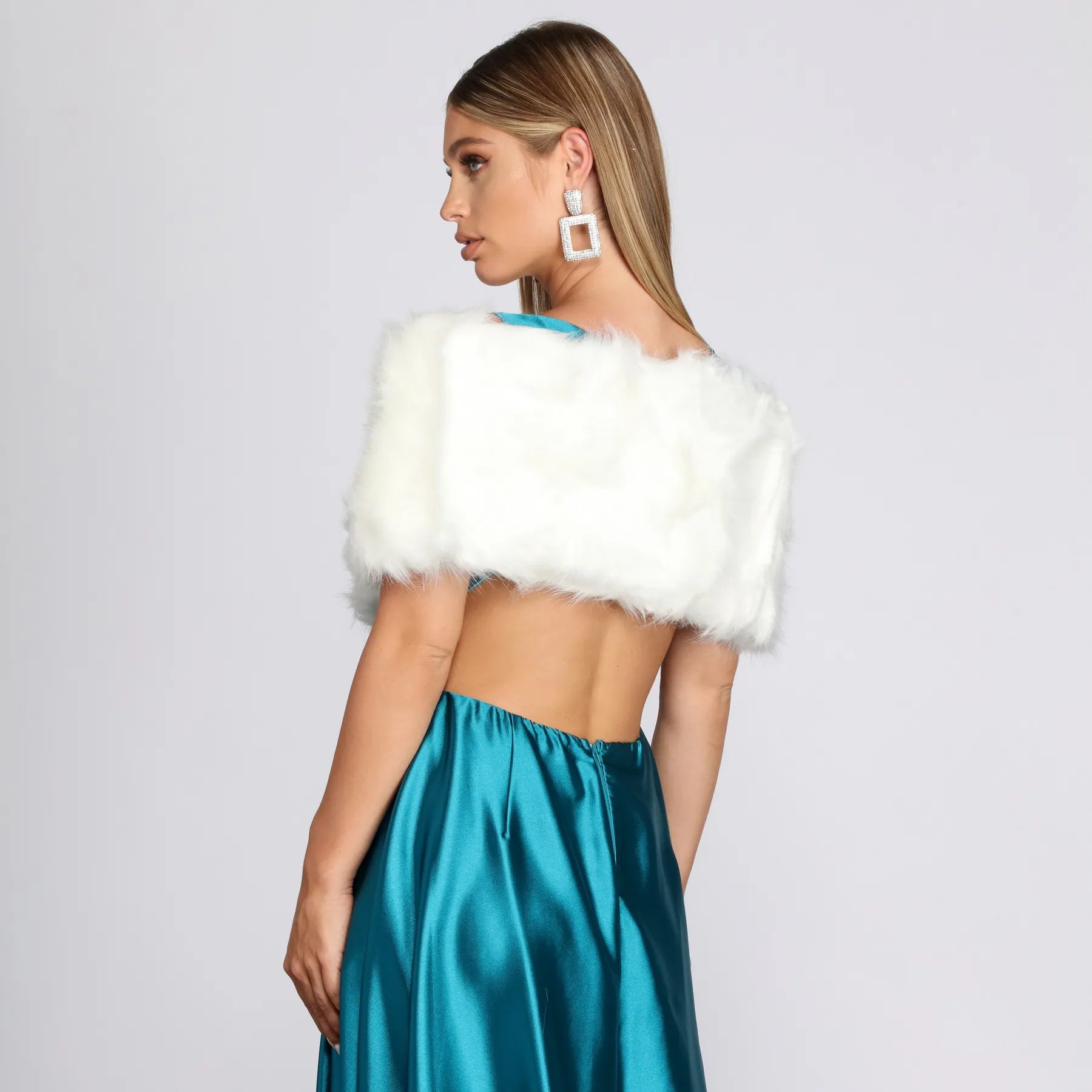 Into Fall Fur Shawl - Image 4