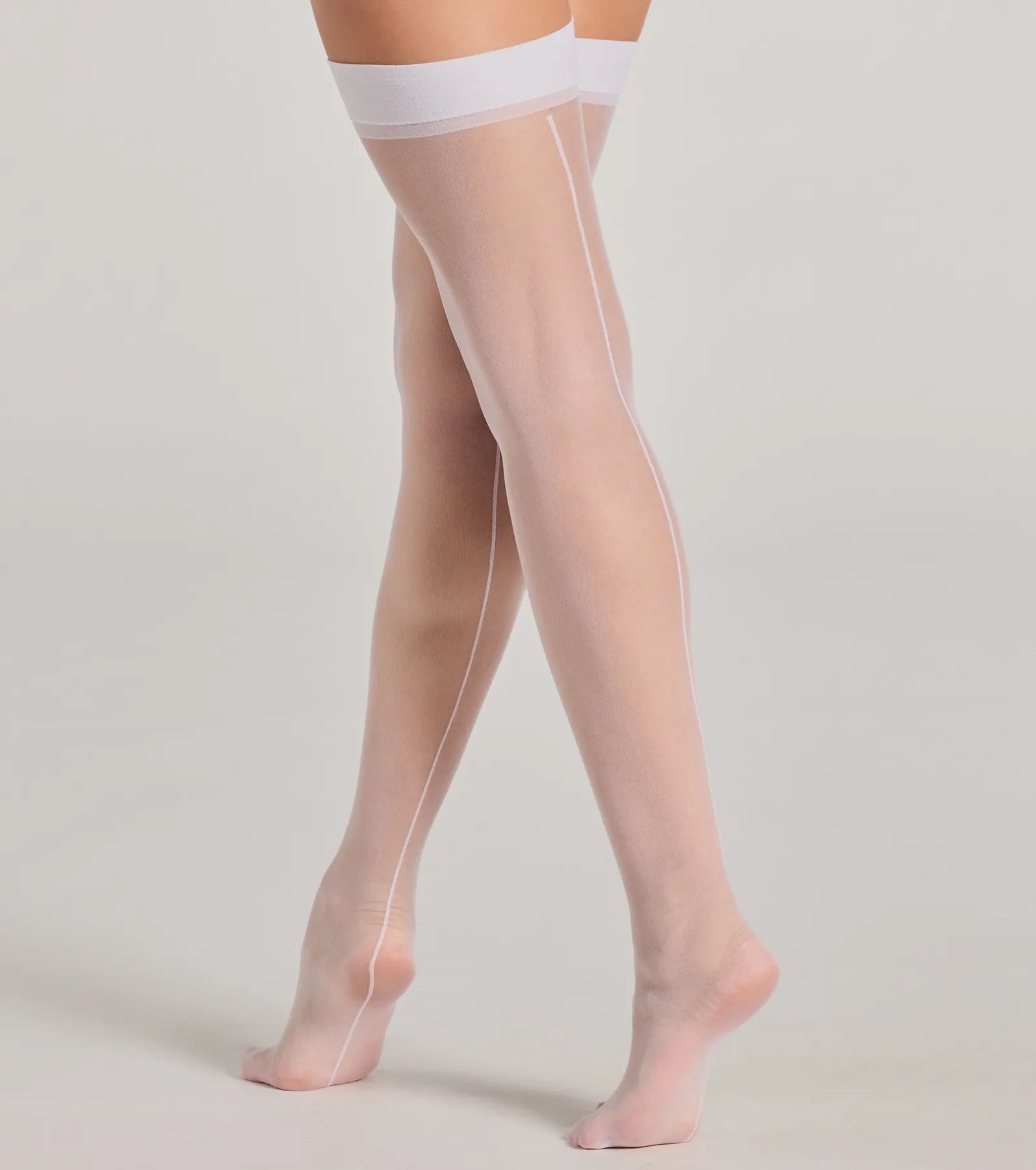 Trendy Seams Sheer Stockings - Image 4