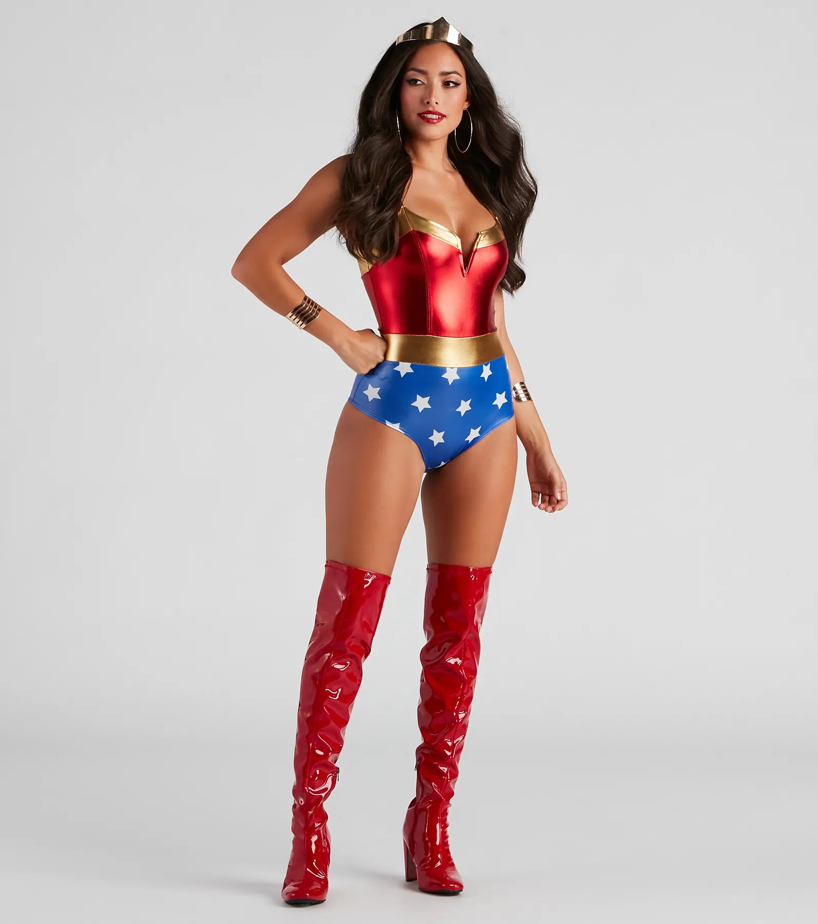 Warrior Woman Halloween Headband - Image 2