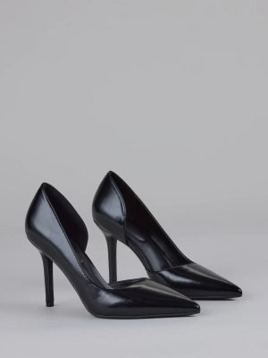 Power Move Pointed Cutout Stiletto Pumps