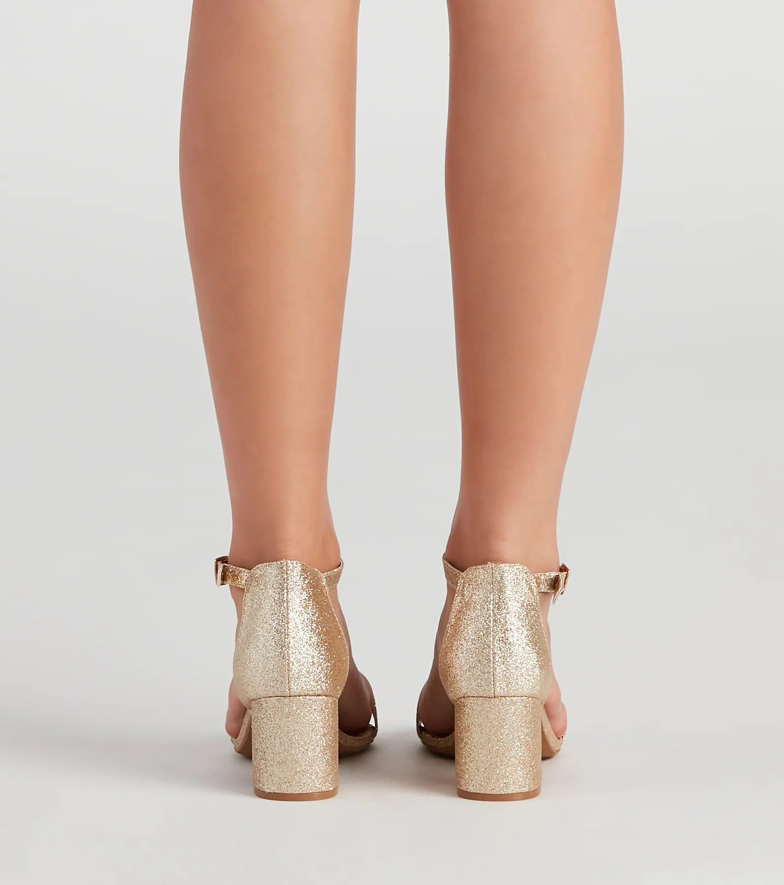 Glam Moves Glitter Block Heels - Image 8