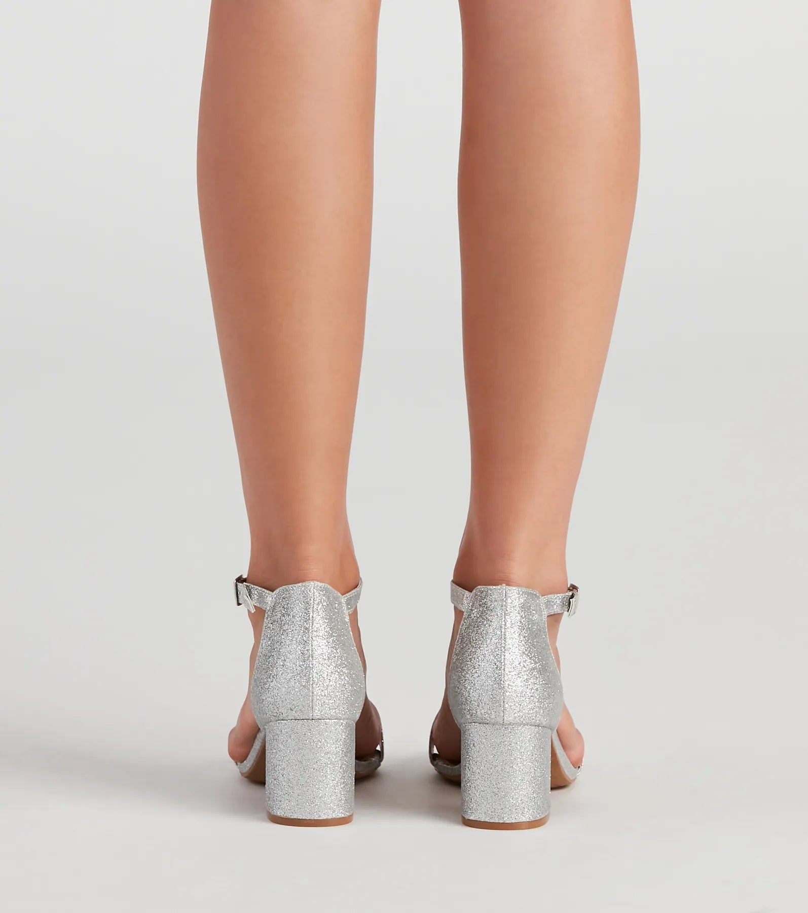 Glam Moves Glitter Block Heels - Image 4
