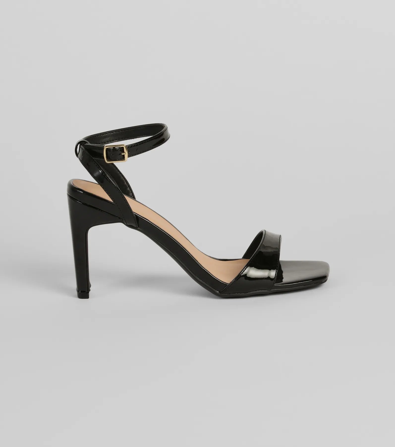 Good Taste Patent Leather Block Heels - Image 2