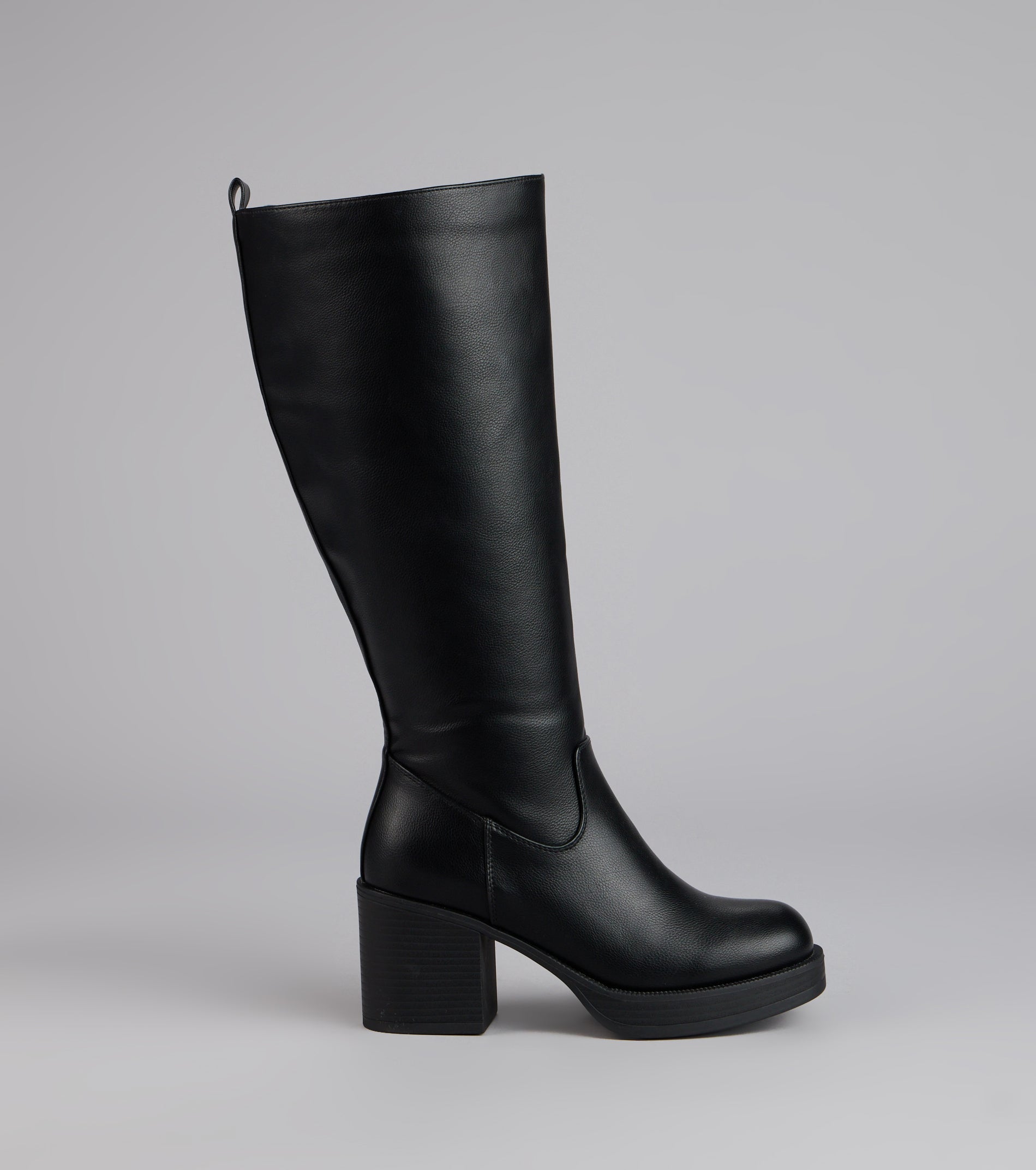 City Edge Wide Calf Platform Boots - Image 2