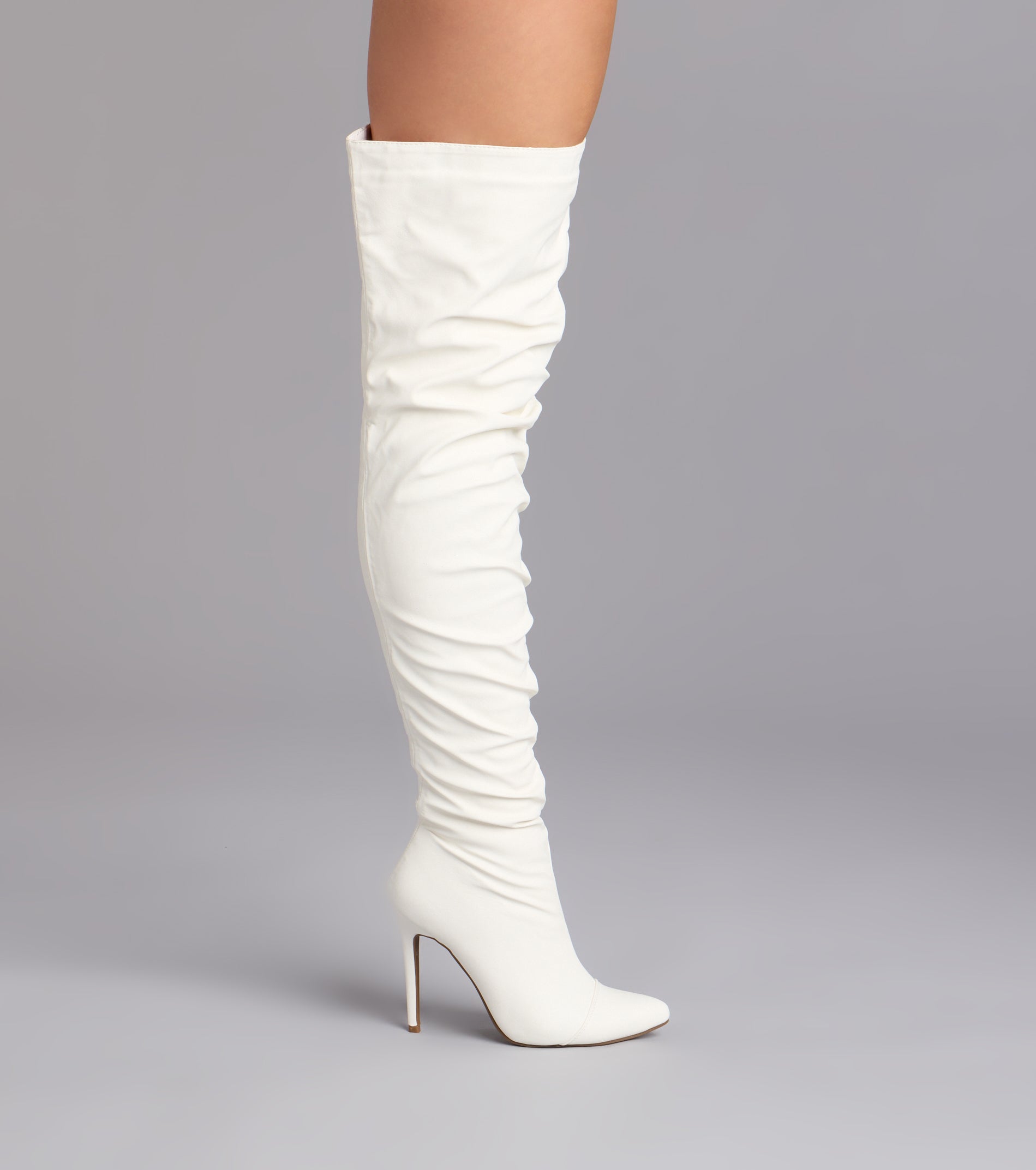 Strut In Style Scrunch Over-The-Knee Boots - Image 3