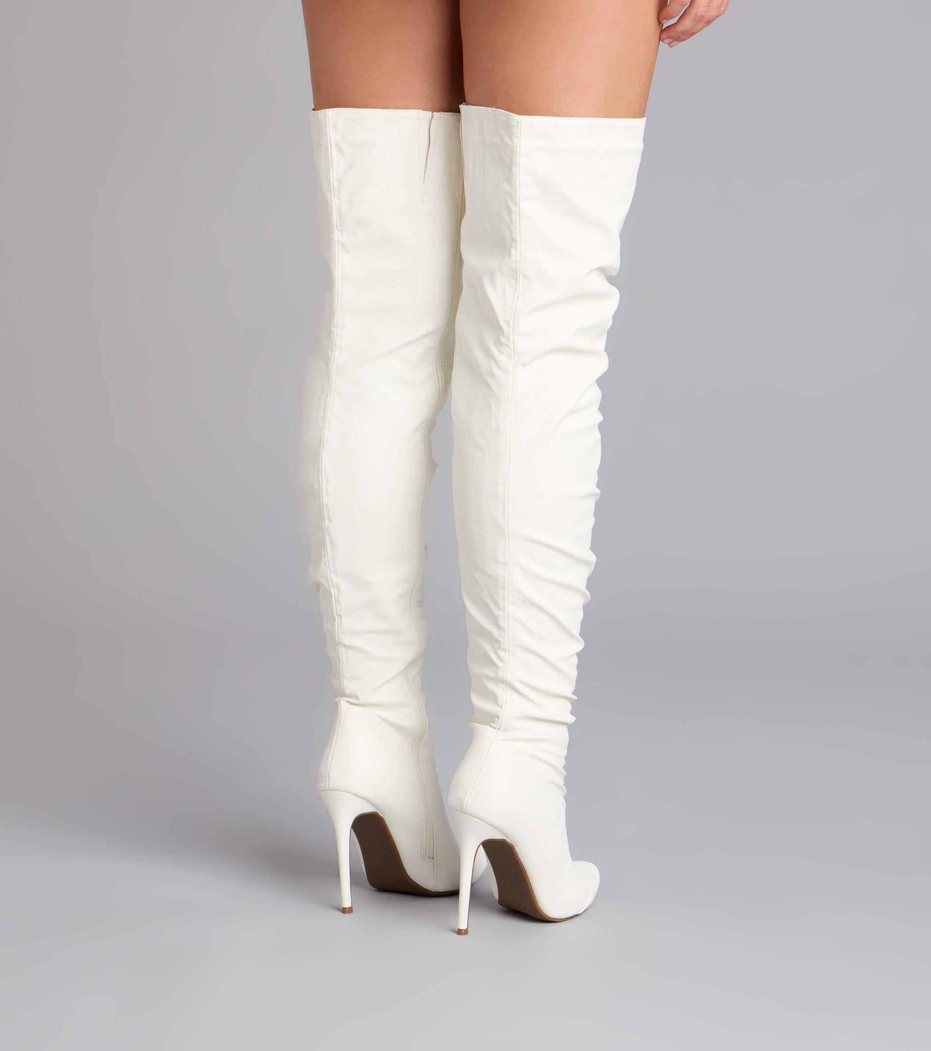 Strut In Style Scrunch Over-The-Knee Boots - Image 4
