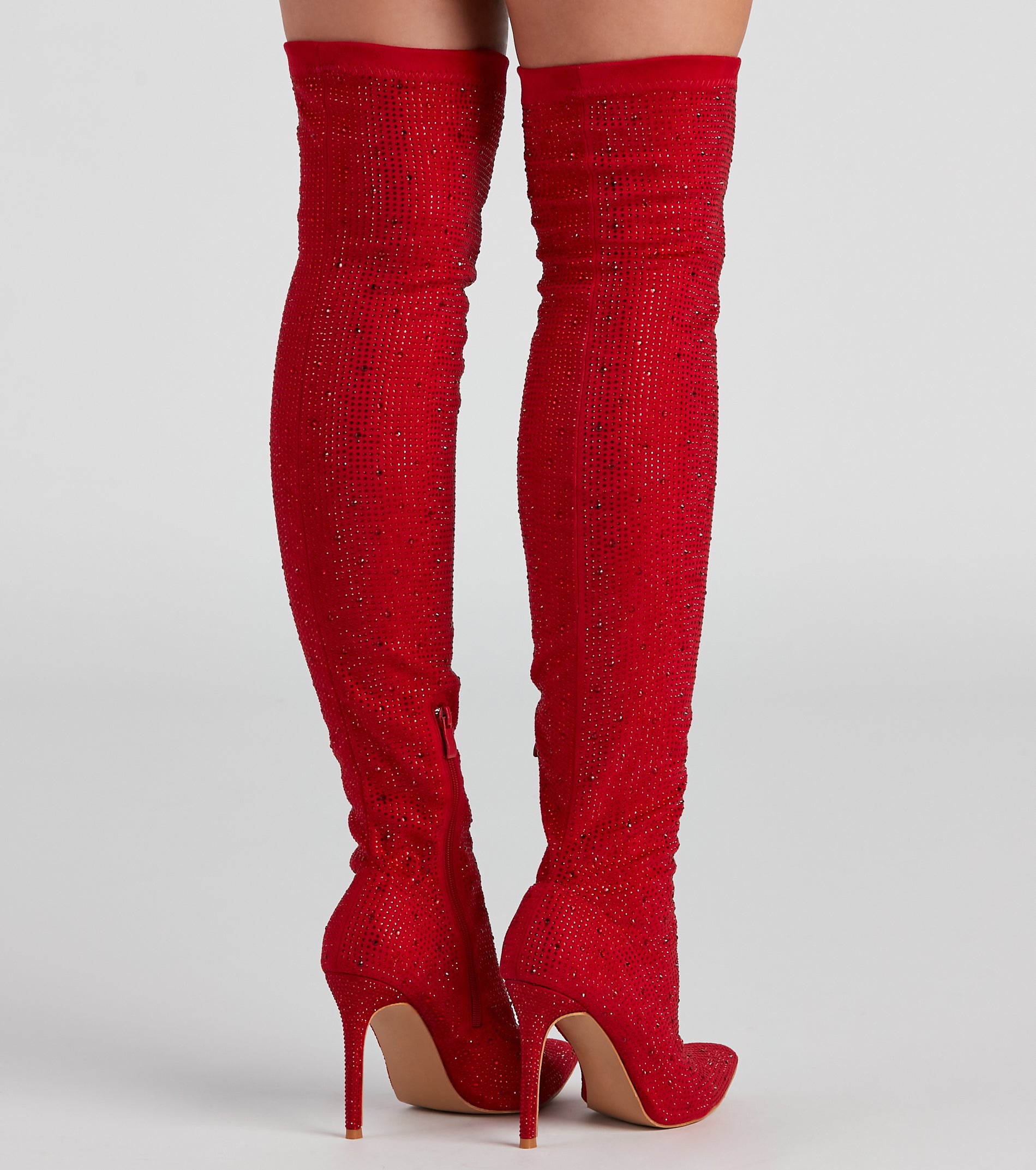 Stellar Shine Thigh-High Stiletto Boots - Image 4
